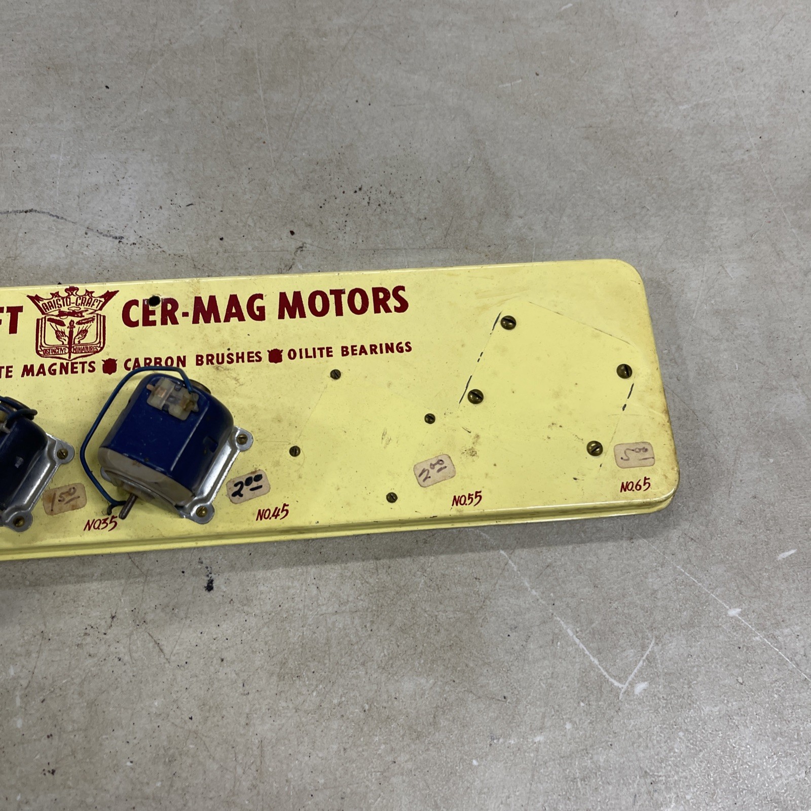 Vintage Aristocraft Cer-Mag Motors Store Display 1950’s Era