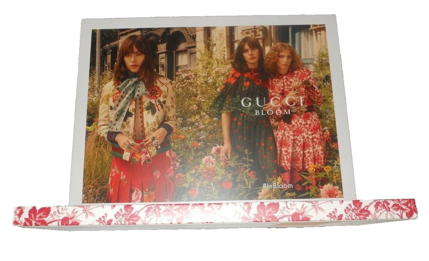 GUCCI Bloom Women’s Fragrance Display Floral Rare Department Store