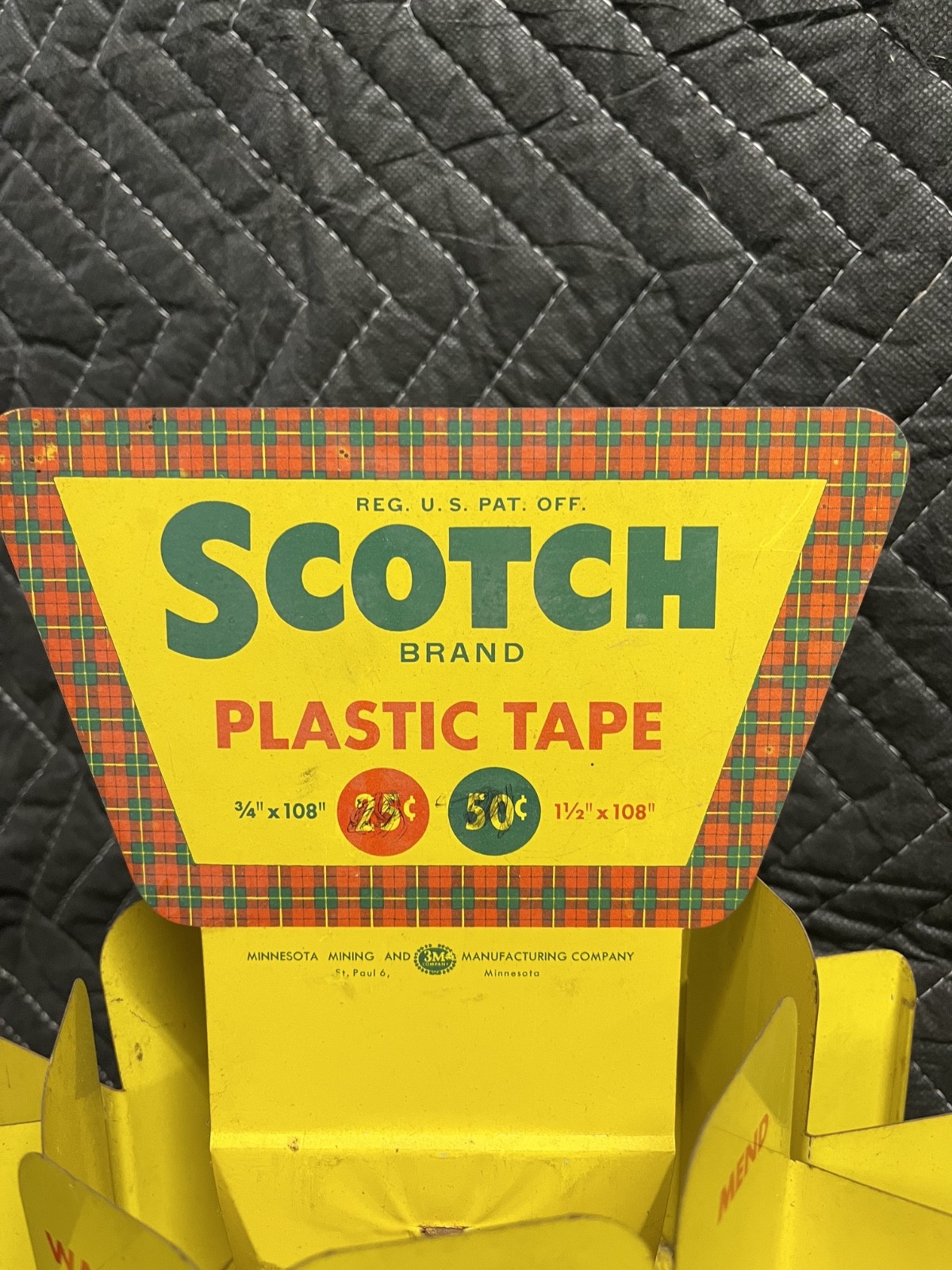 Vintage Original Scotch Tape Rotating Store Display