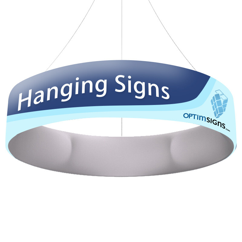 Customize Size Round Overhead Hanging Banner for Trade Shows and Exhibitions