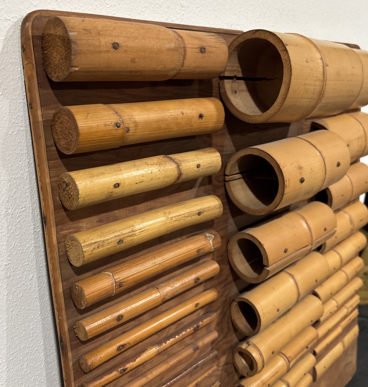 Vintage Bamboo, Rattan & Tatami Salesman Sample Designer Showroom Display Board
