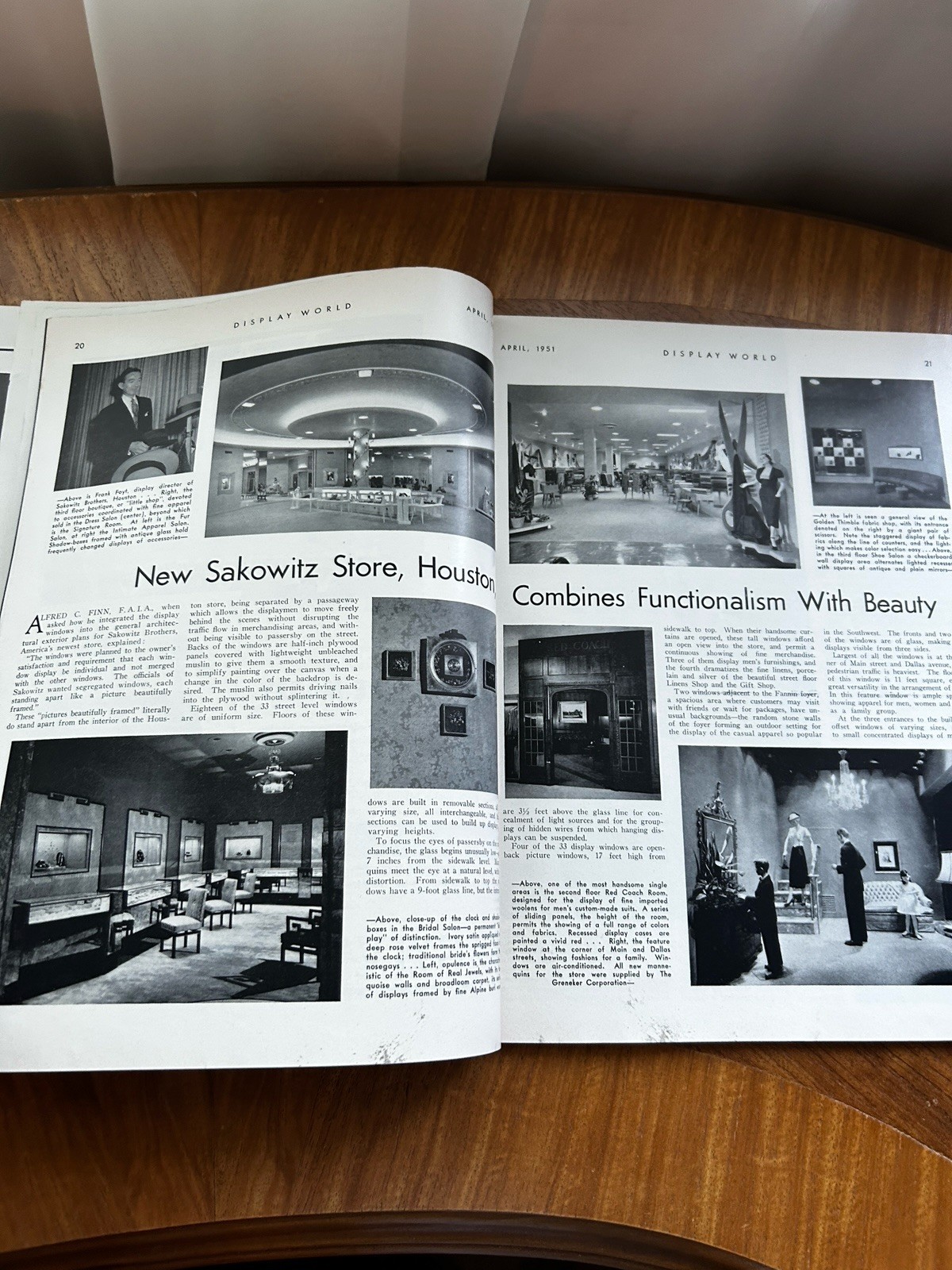 Vintage Display World Magazine 1951 Retail Store Window Mannequins Advertising