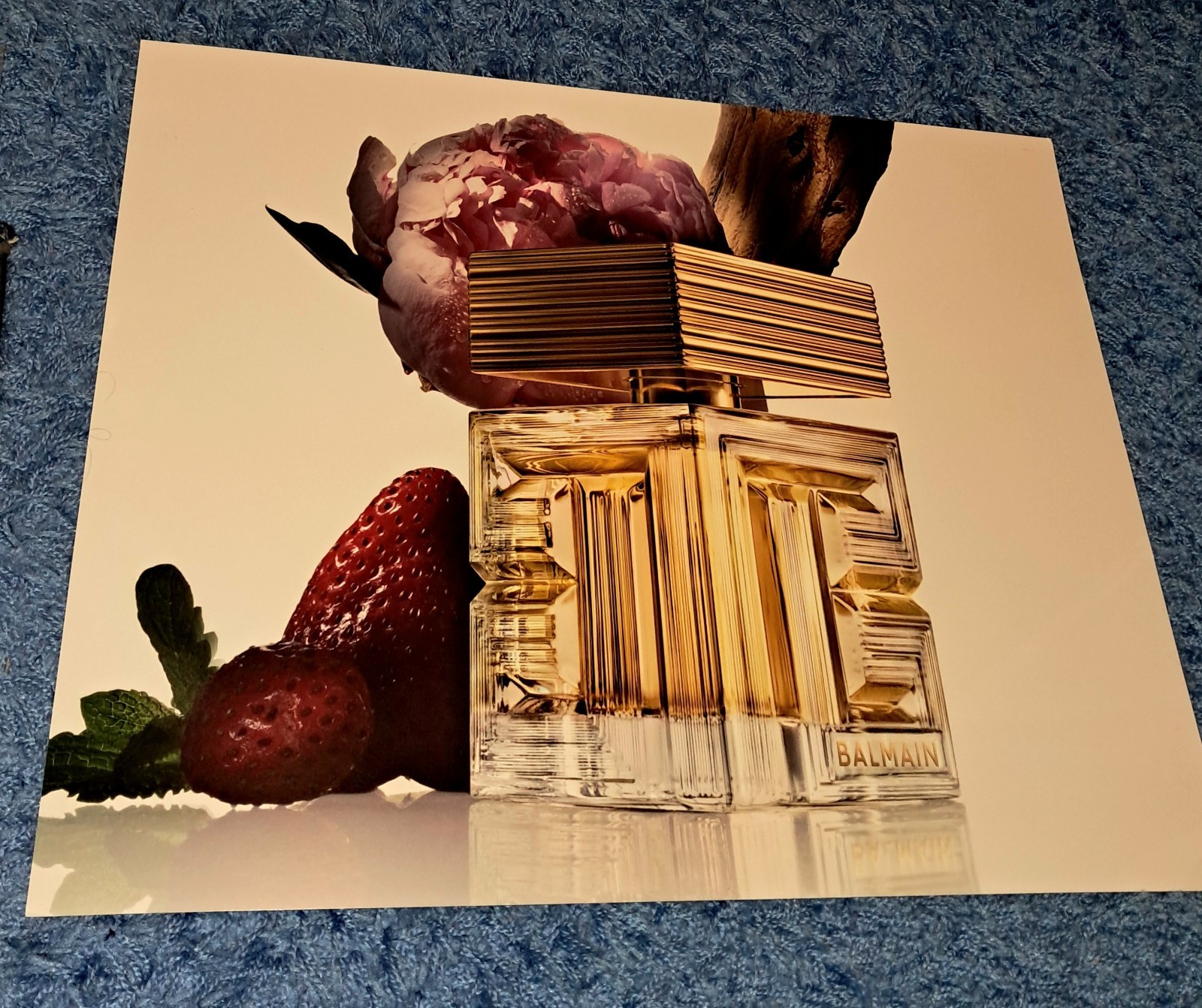 Balmain Destin Perfume Fragrance PROMO SIGN 2 FT Ulta Beauty RARE HTF
