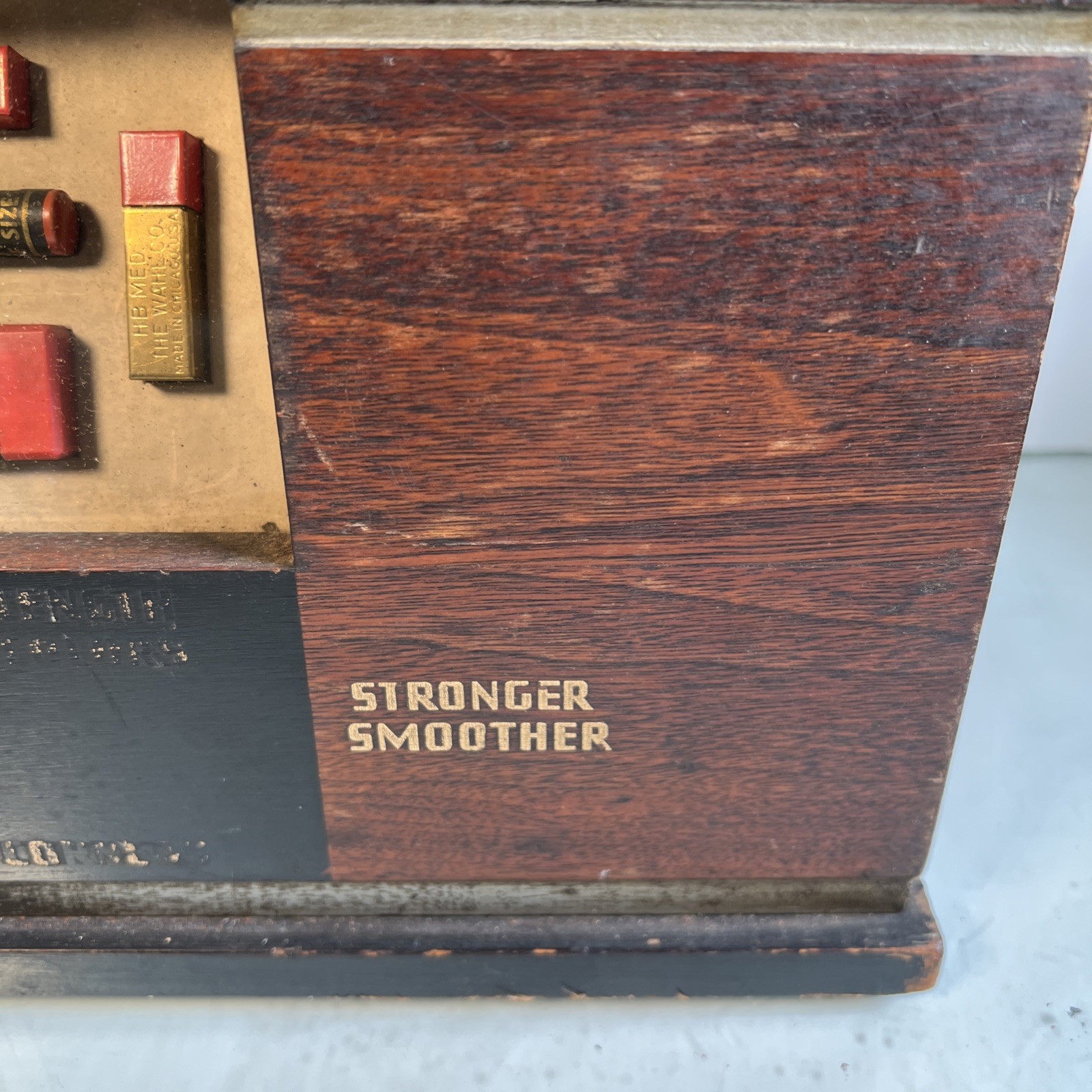 Vintage Eversharp Red Top Lead counter-top point-of-sale display