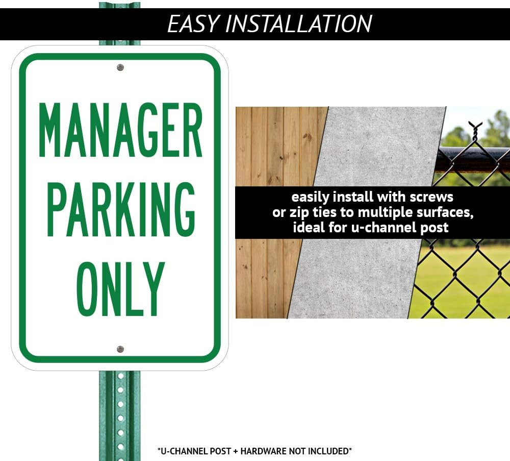 Public Safety Sign – Reserved Parking Online Order Pick up Only | Heavy-Gauge Al