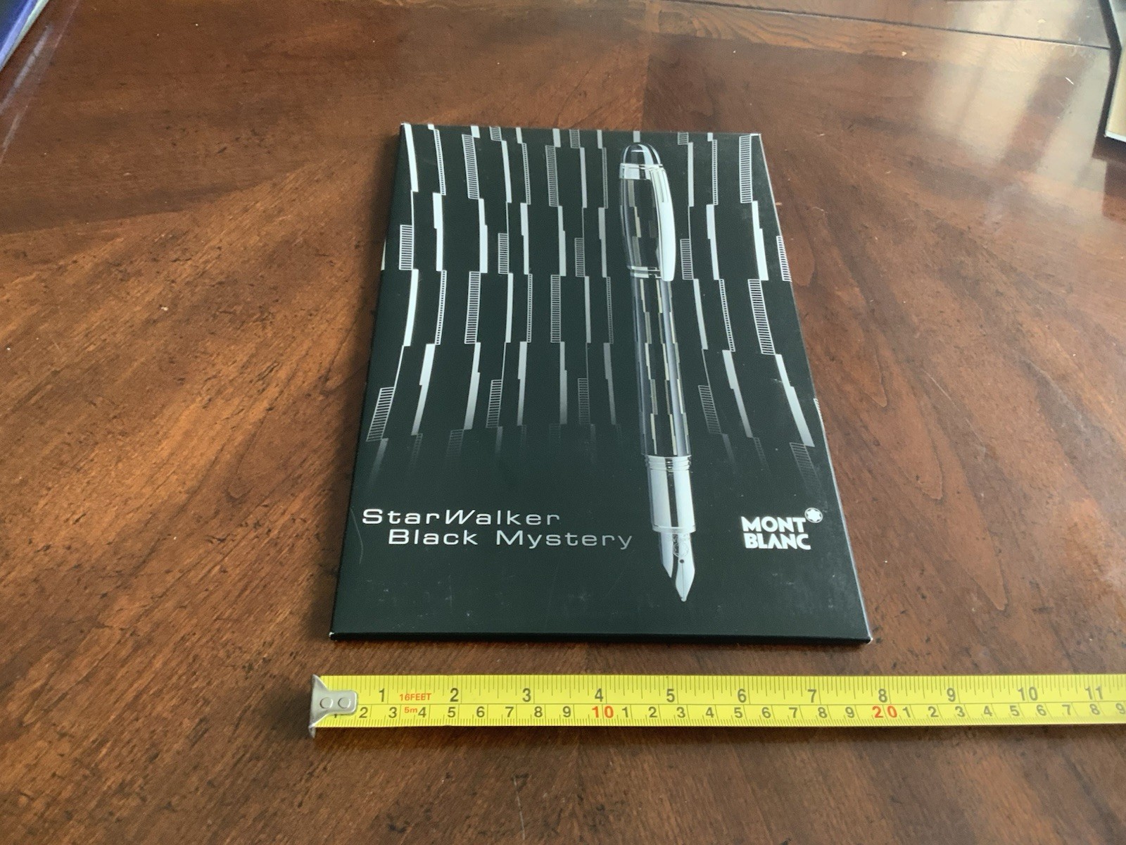 Montblanc StarWalker Black Mystery pen Dealer store display/ Collector (NO PEN)