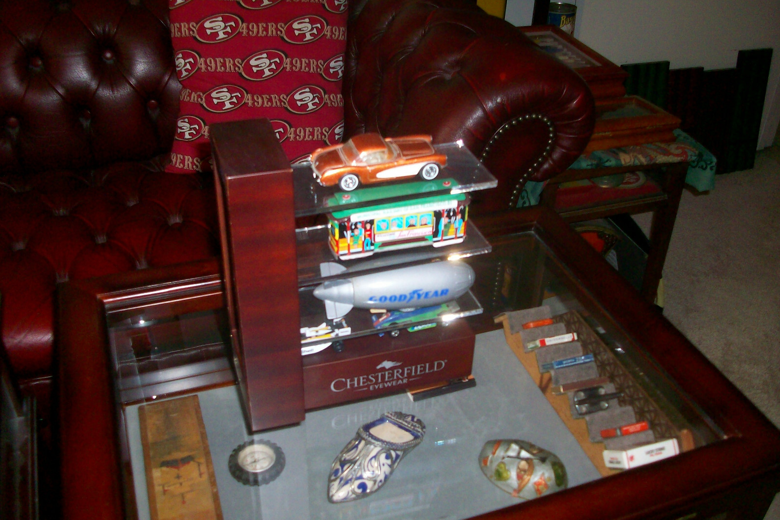 Rare Vintage Advertising eyewear display….Chesterfield eyewear
