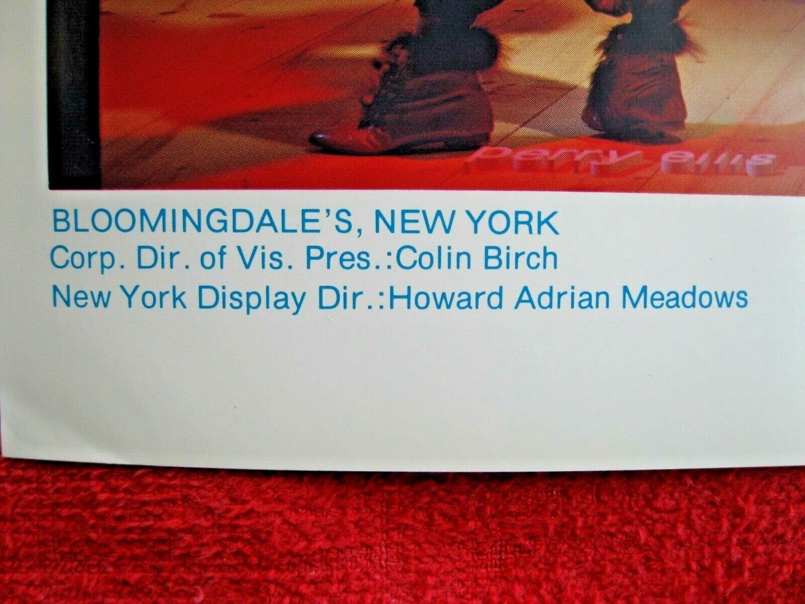 1981 BLOOMINGDALE’S STORE WINDOW DISPLAY ALL TYPES of DUCKS PHOTOGRAPH PRINT 106