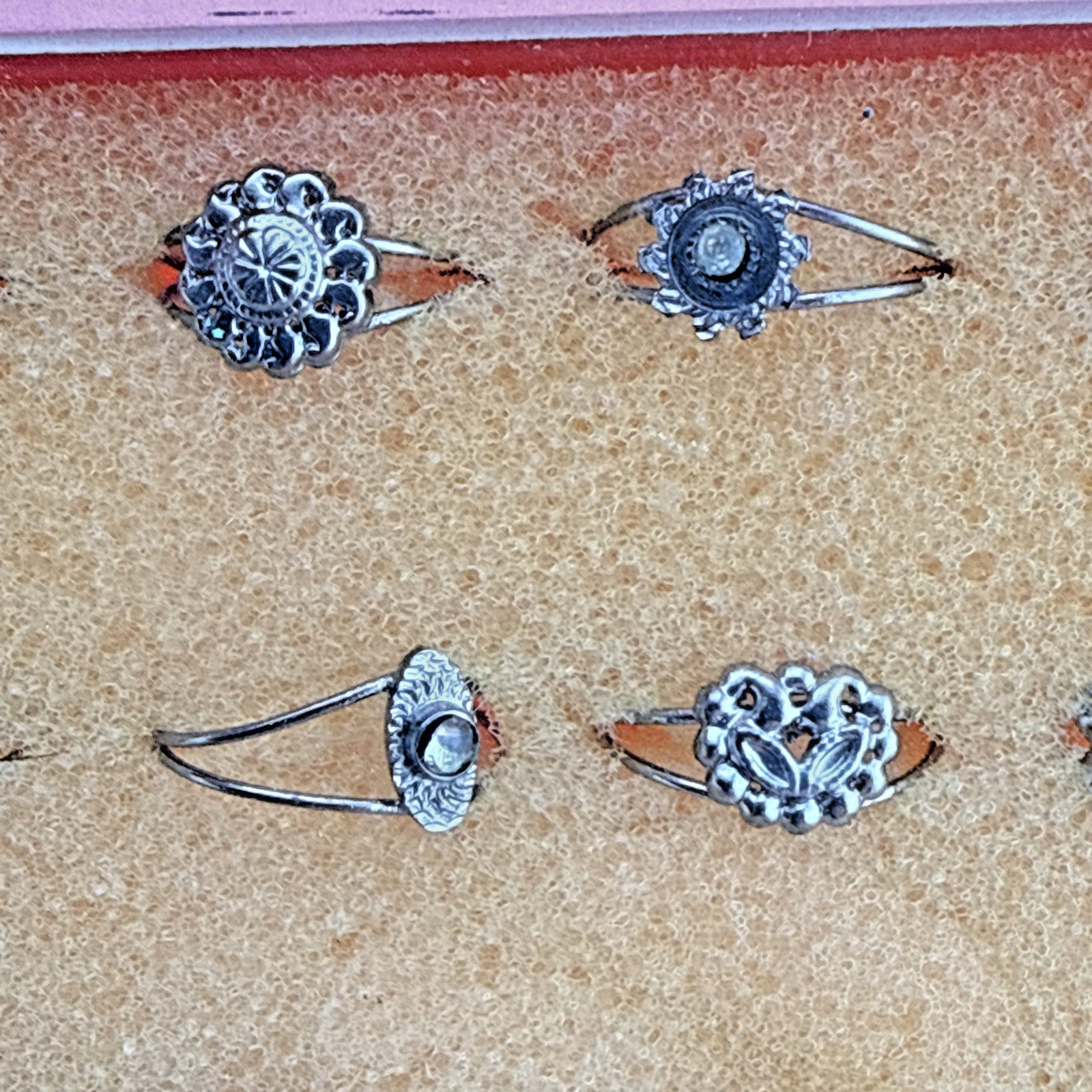 Vintage Child’s Jewelry Antique Rings Toys 25c Original Store Display
