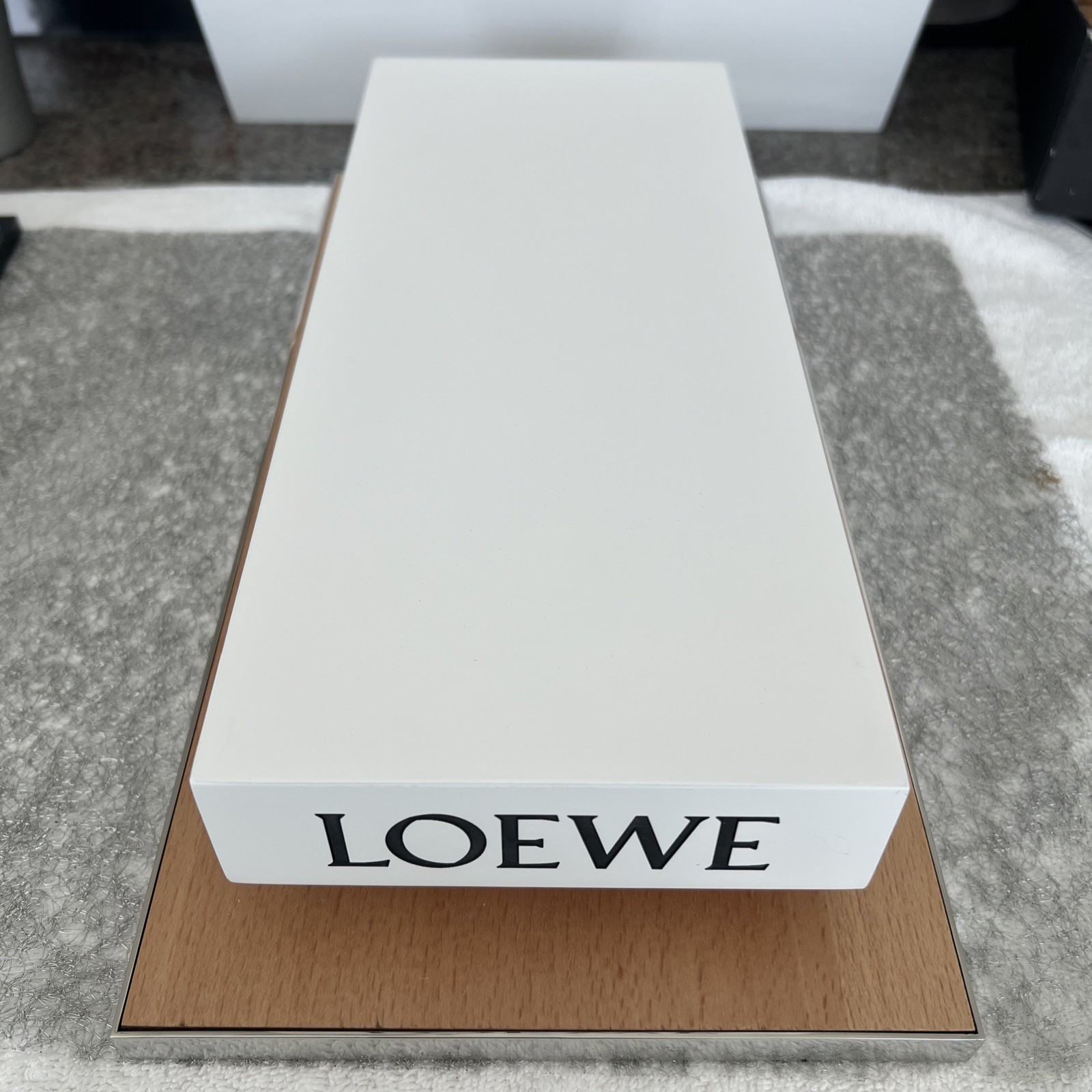 LOEWE Luxury Original Store Counter Display 14″x7.25″x3″ 2.5lb Durable