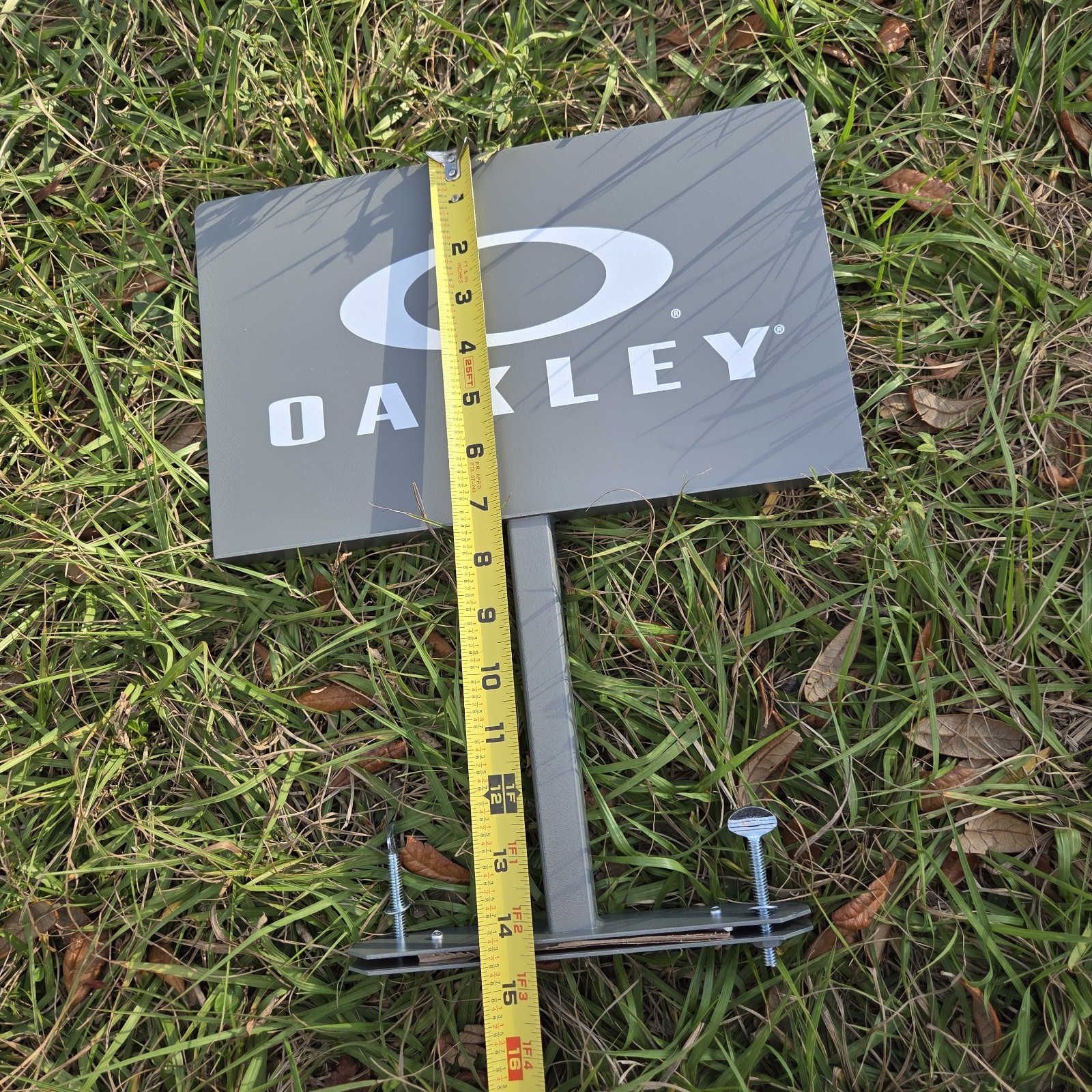 NEW Oakley Store Authentic Promo Retail Display Sign Metal Sunglasses Y2k RARE