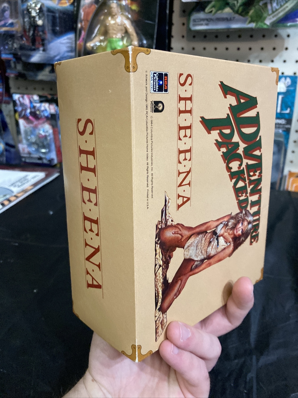 Sheena Video Store Counter Display 1985 7 1/4×7 3/4