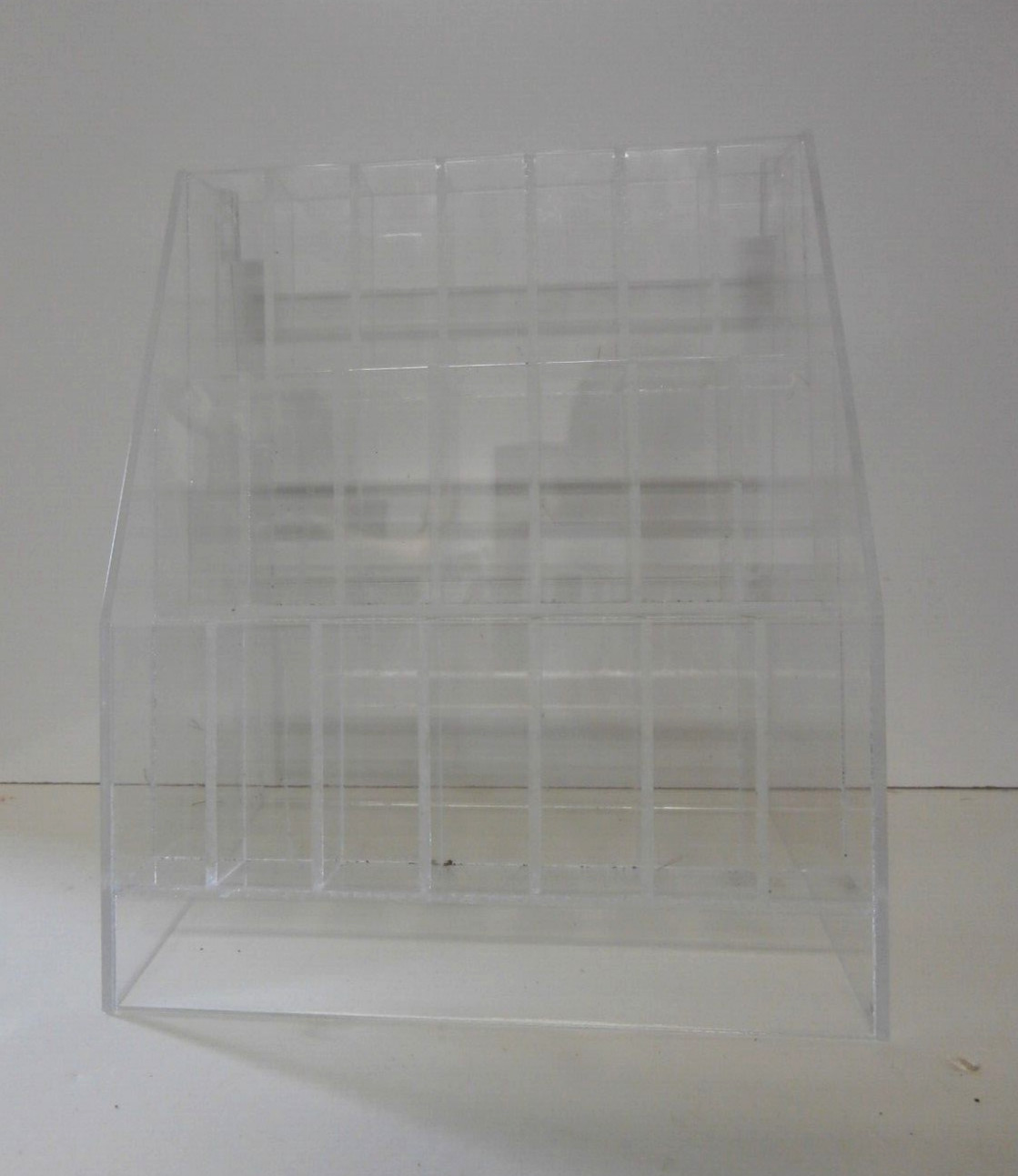 Clear Acrylic Nail File Store Display Pen Display Advertising Holder Showcase