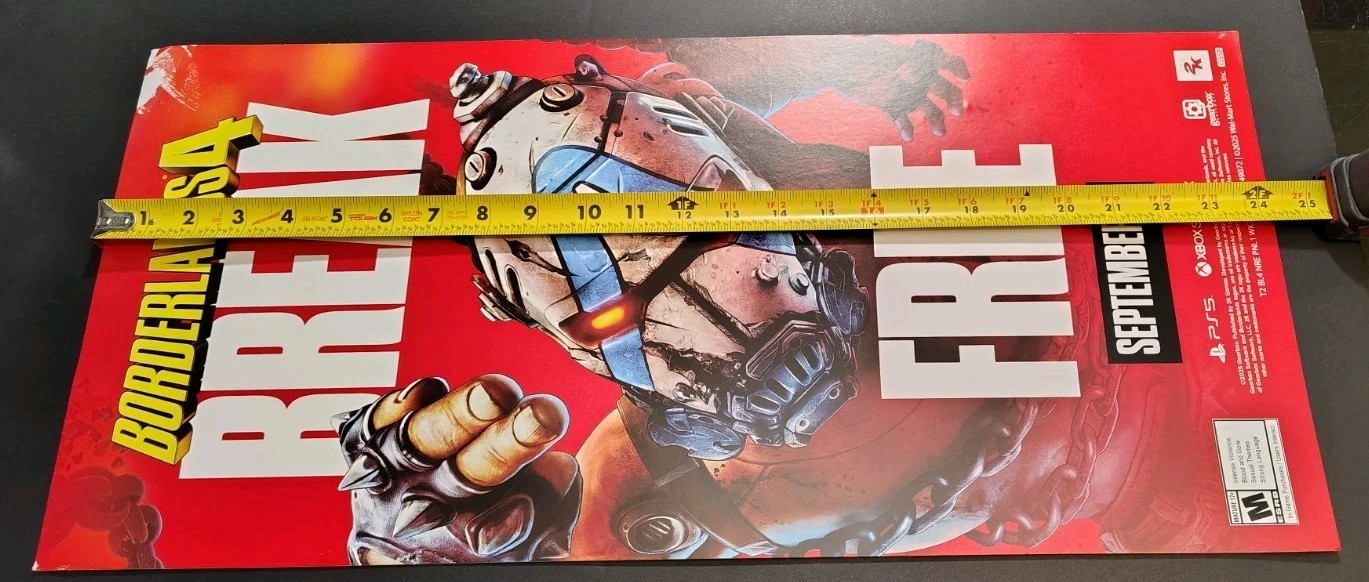 2025 – Borderlands 4 – Store Display 24x 11x