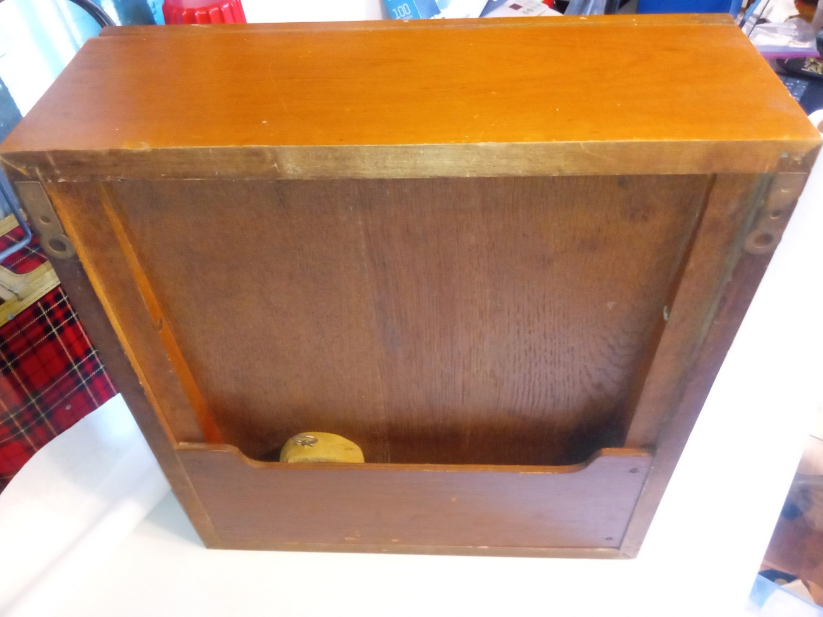 Vintage Early 1900s Hardware Store File Display Case ..Delta Files…..