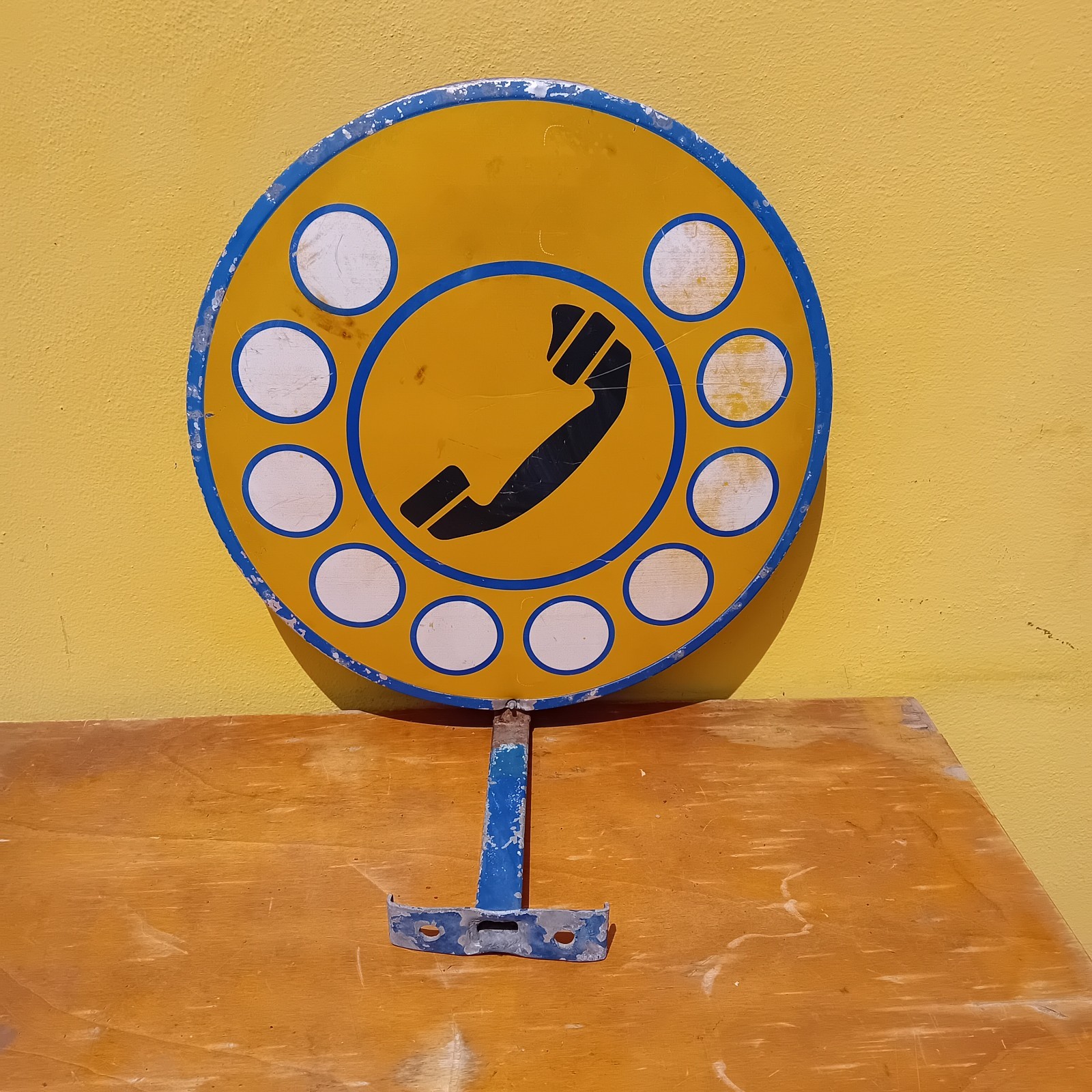 Two-sided Screen Printed Telephone Sign