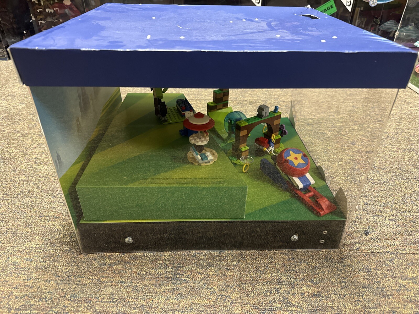 LEGO Sonic The Hedgehog 76990 Store Display Model Box Lights Up