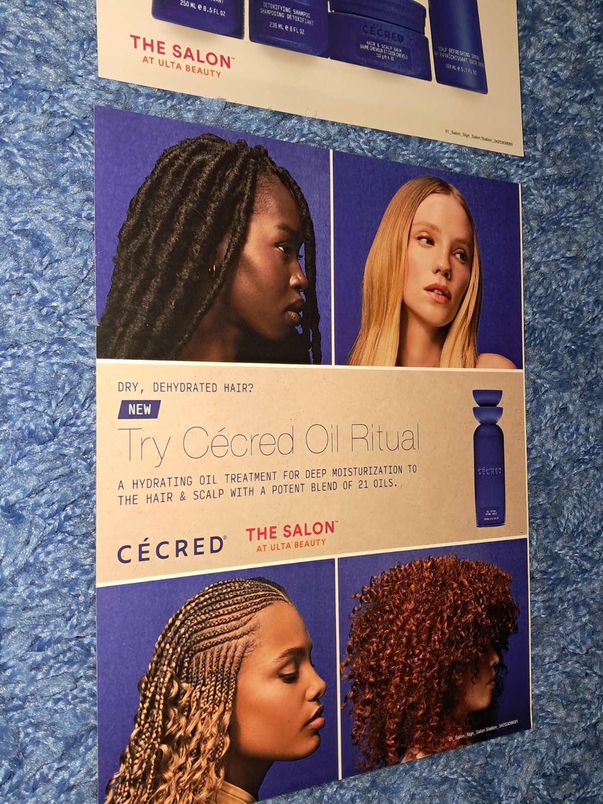 Beyonce Cecred Hair Care PROMO DISPLAY LOT Ulta Beauty Promotional LOGO STICKER