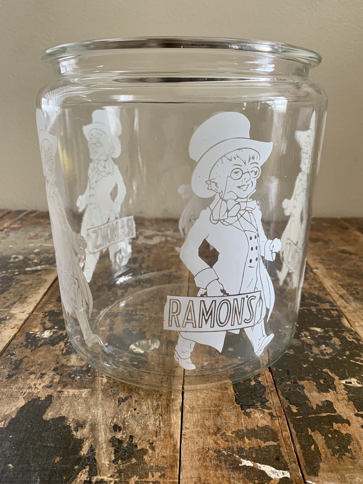 Vintage Ramon’s The Little Doctor General/Country Store Glass Counter Bulk Jar