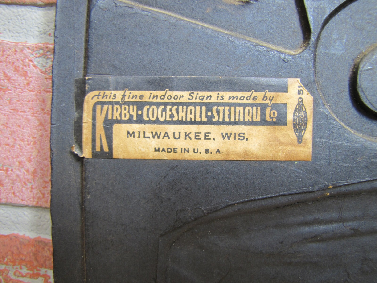 GRIPS CANVAS SNEAKERS BEACON FALLS RUBBER FOOTWEAR Old Shoe Store Ad Sign USA