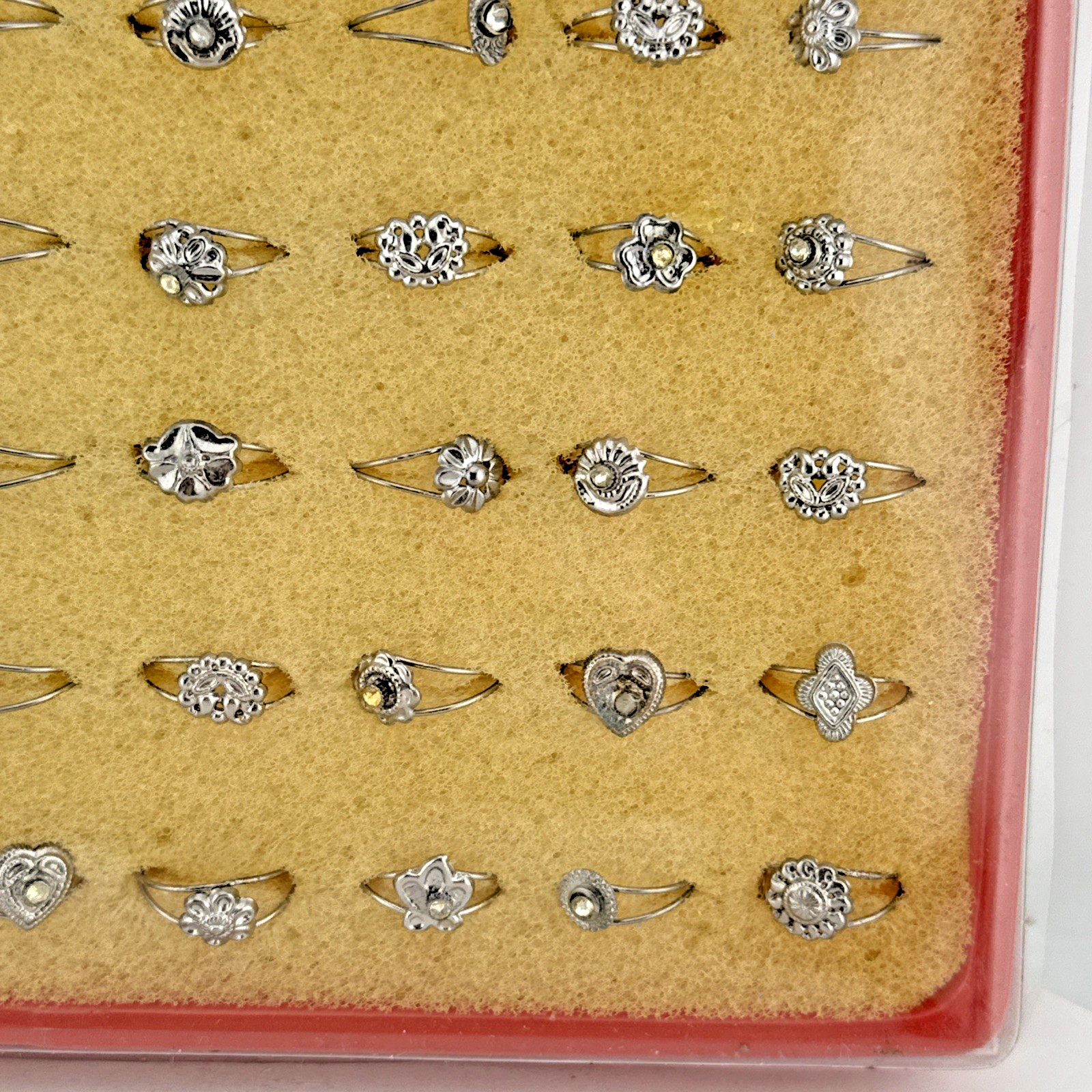 Vintage Child’s Jewelry Antique Rings Toys 25c Original Store Display