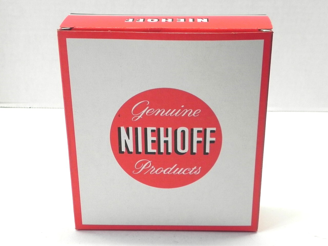 VINTAGE NIEHOFF PRODUCTS DISPLAY BOX *BOX ONLY* #223 7″x2″x6.25″ NEW UNUSED