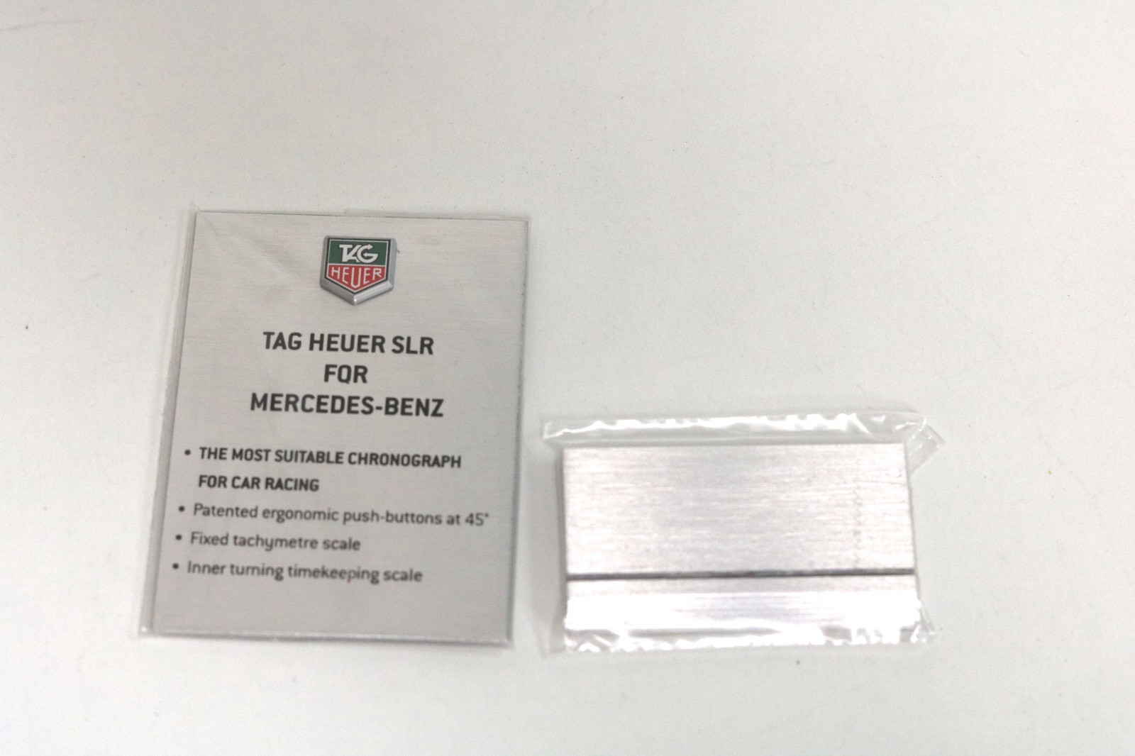 Authentic TAG Heuer Metal Swiss Store Mercedes Display Sign Authorized Dealer