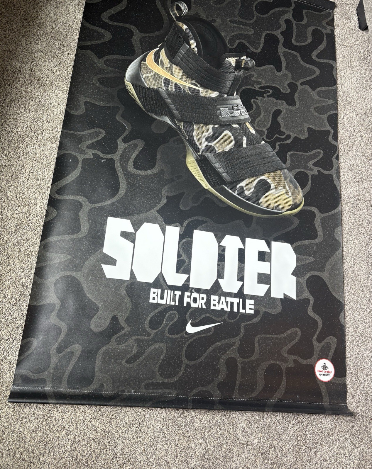 Nike LeBron James Finals The Block Footlocker Store Display Poster Banner 2016