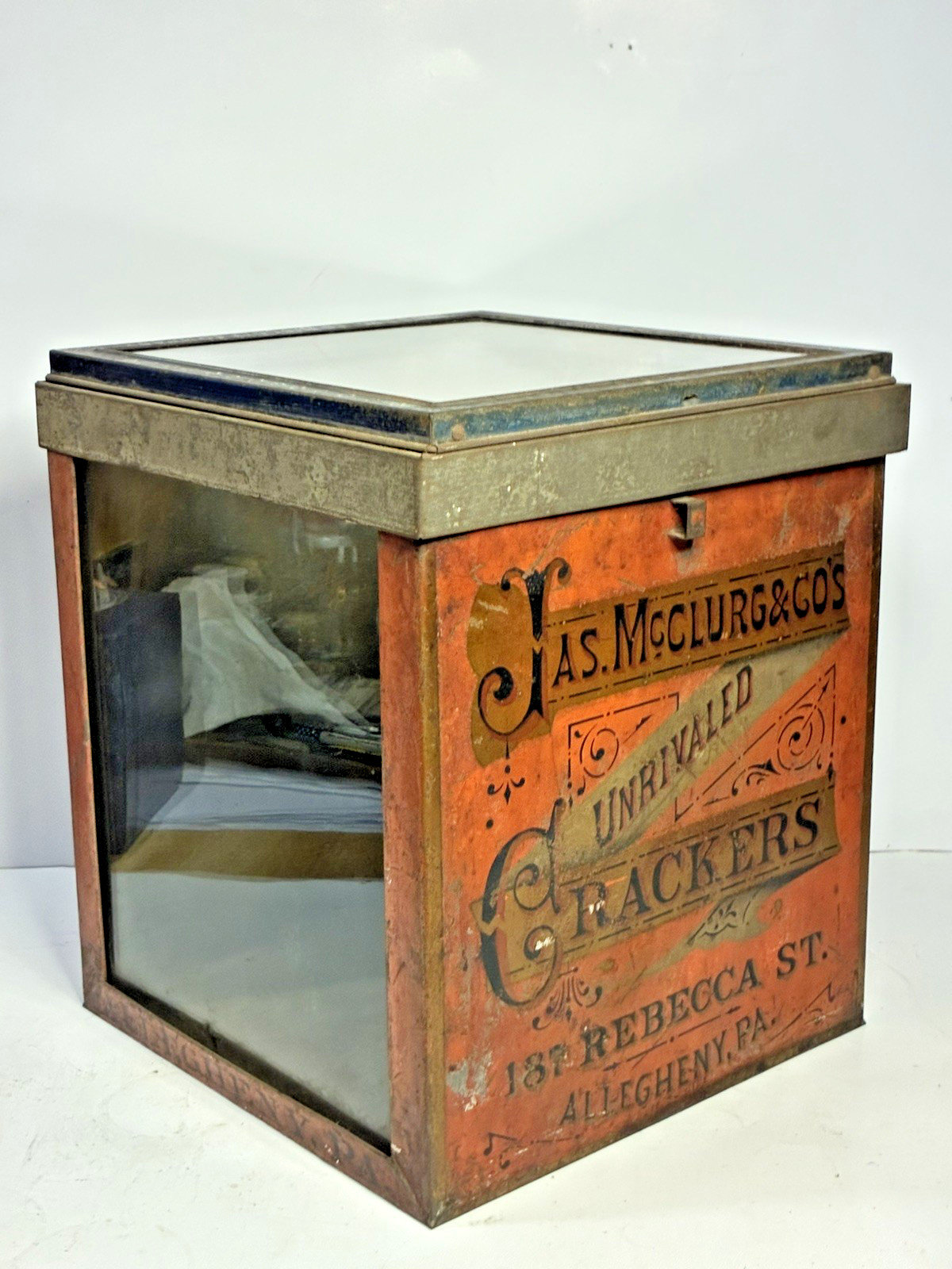 Jas. McClurg & Co’s Crackers General Store Countertop Display – Allegheny, PA