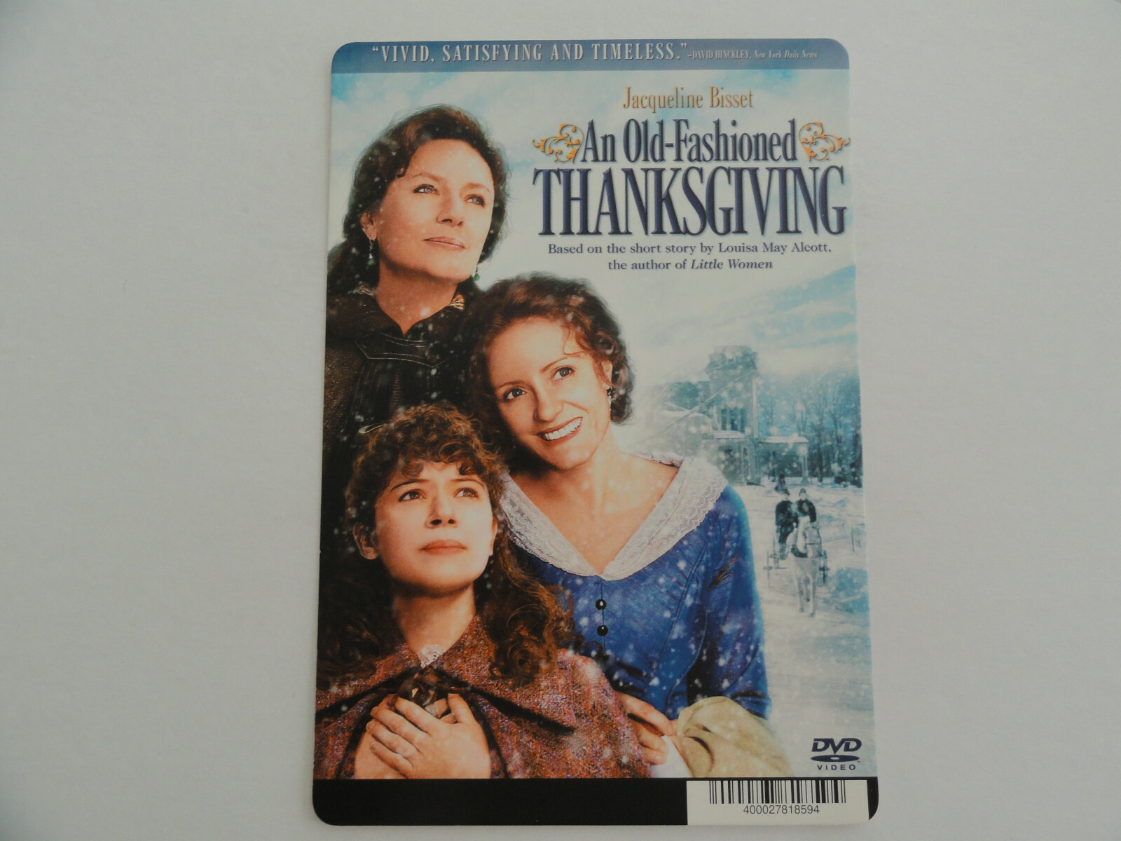 AN OLD-FASHIONED THANKSGIVING – BLOCKBUSTER VIDEO BACKER CARD 5″X8″