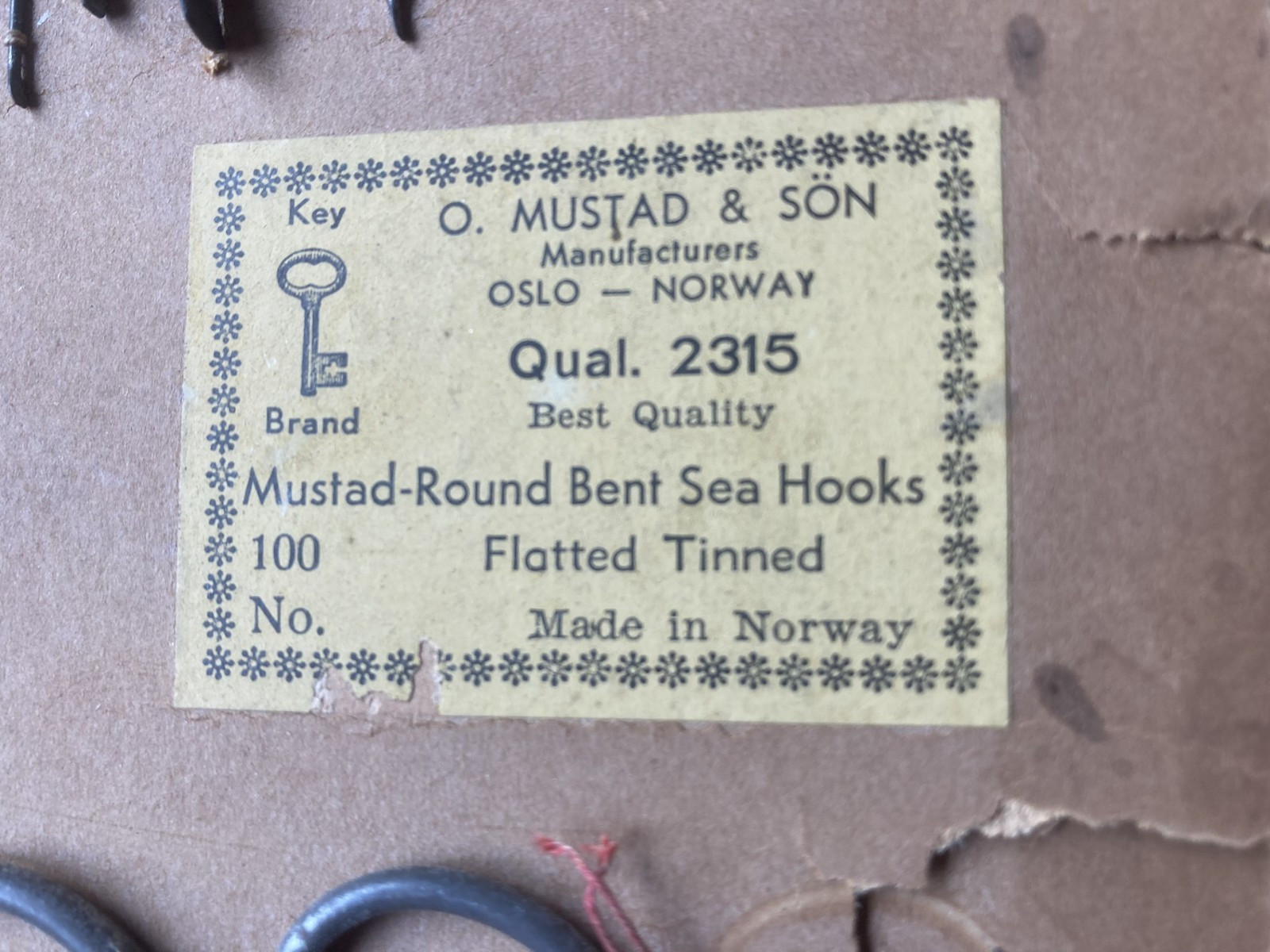 vintage fishing advertising display