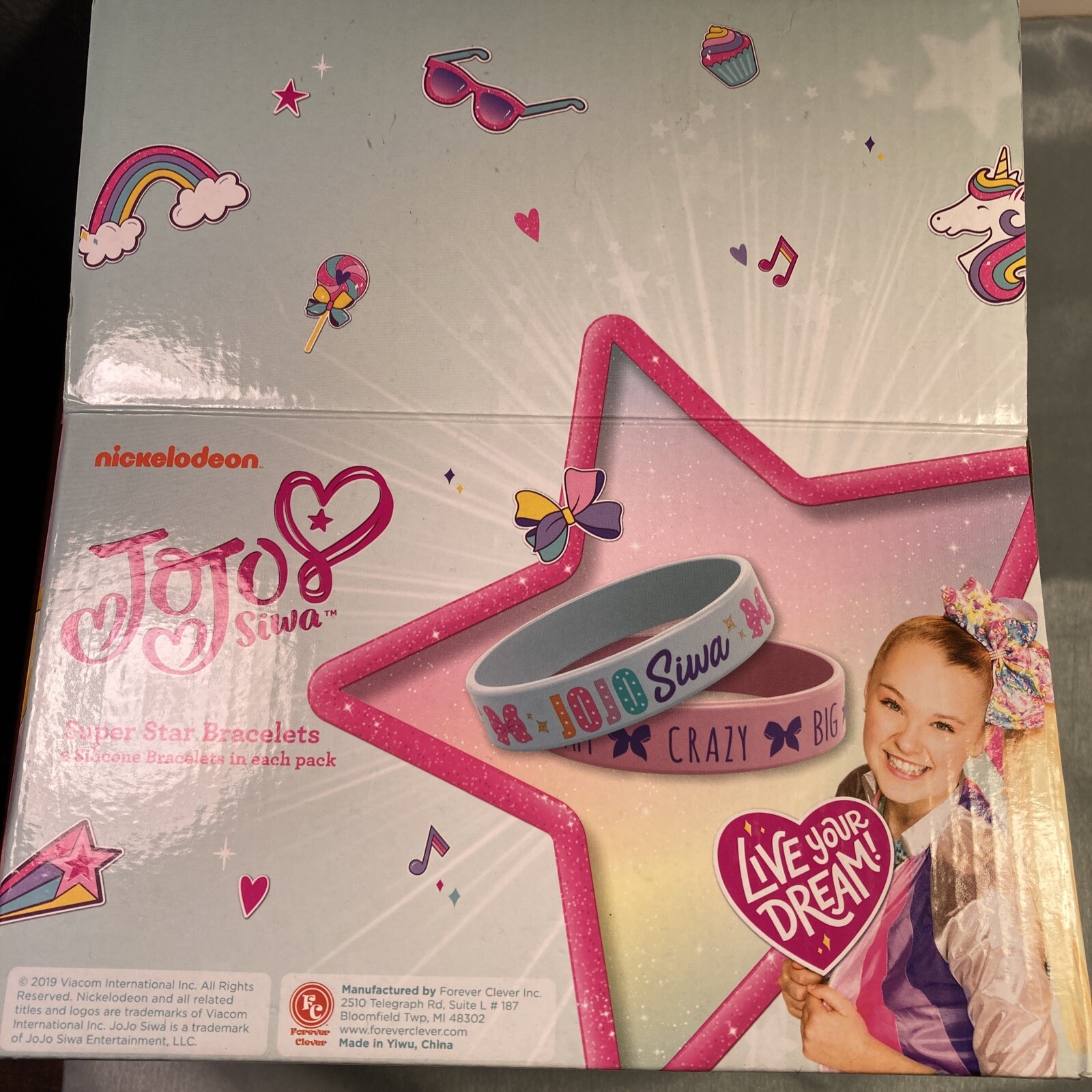 Jo Jo Siwa Display Box – Empty Box Only NO Bracelets Included