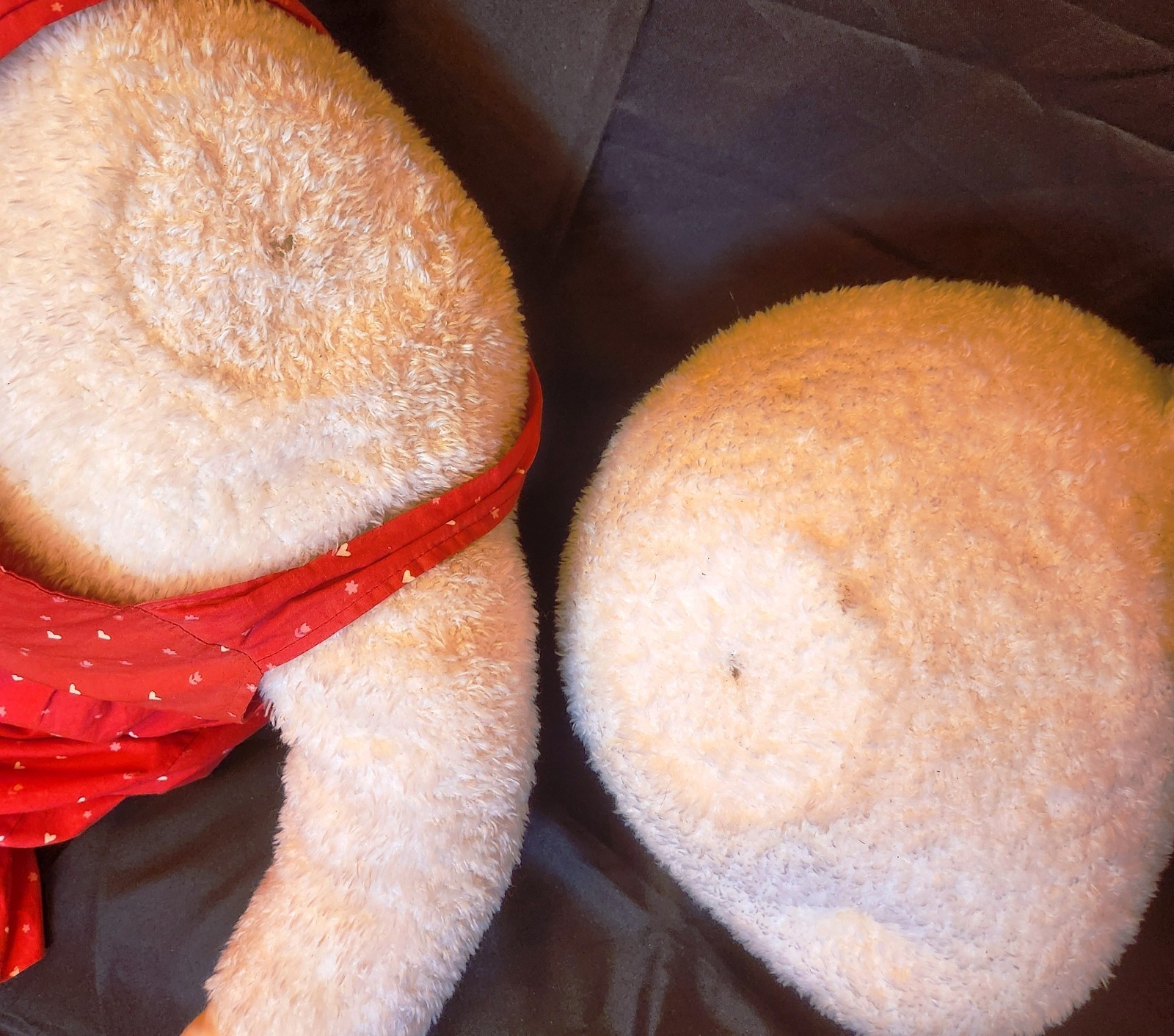 Hallmark 36″ jumbo display PLUSH MAGNET KISSING BEARS Valentine Day HEAD DETACHD
