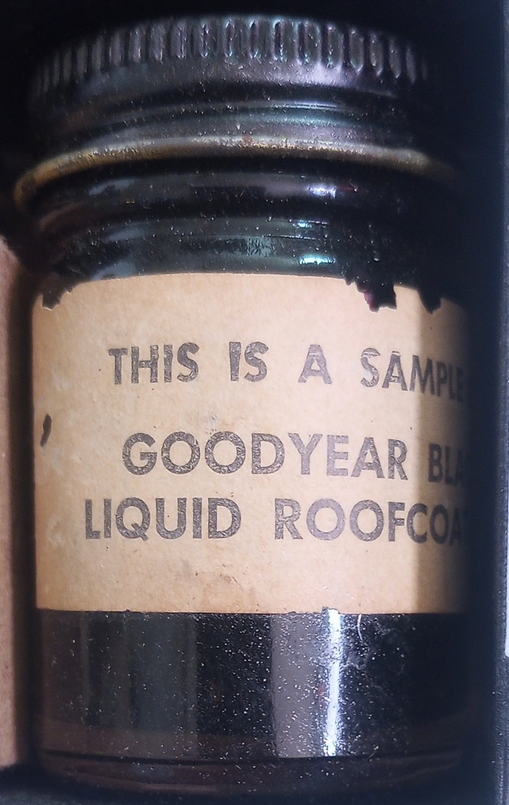 1930’s-50’s Goodyear Roofing Salesman Sample Kit Complete & Unopened Jars…
