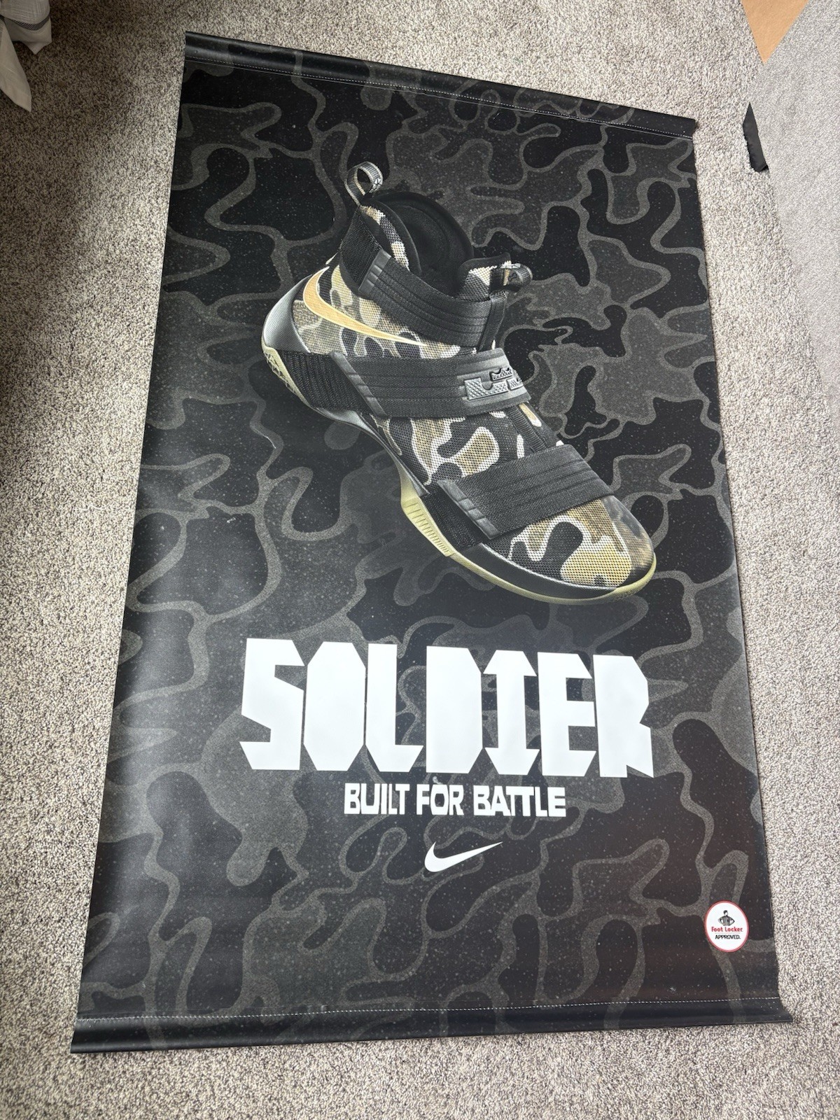 Nike LeBron James Finals The Block Footlocker Store Display Poster Banner 2016