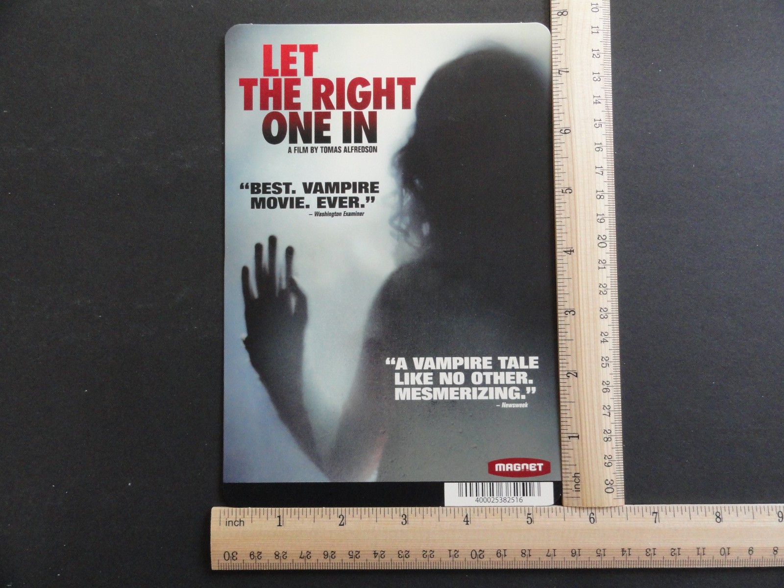 LET THE RIGHT ONE IN BLOCKBUSTER VIDEO STORE BACKER CARD