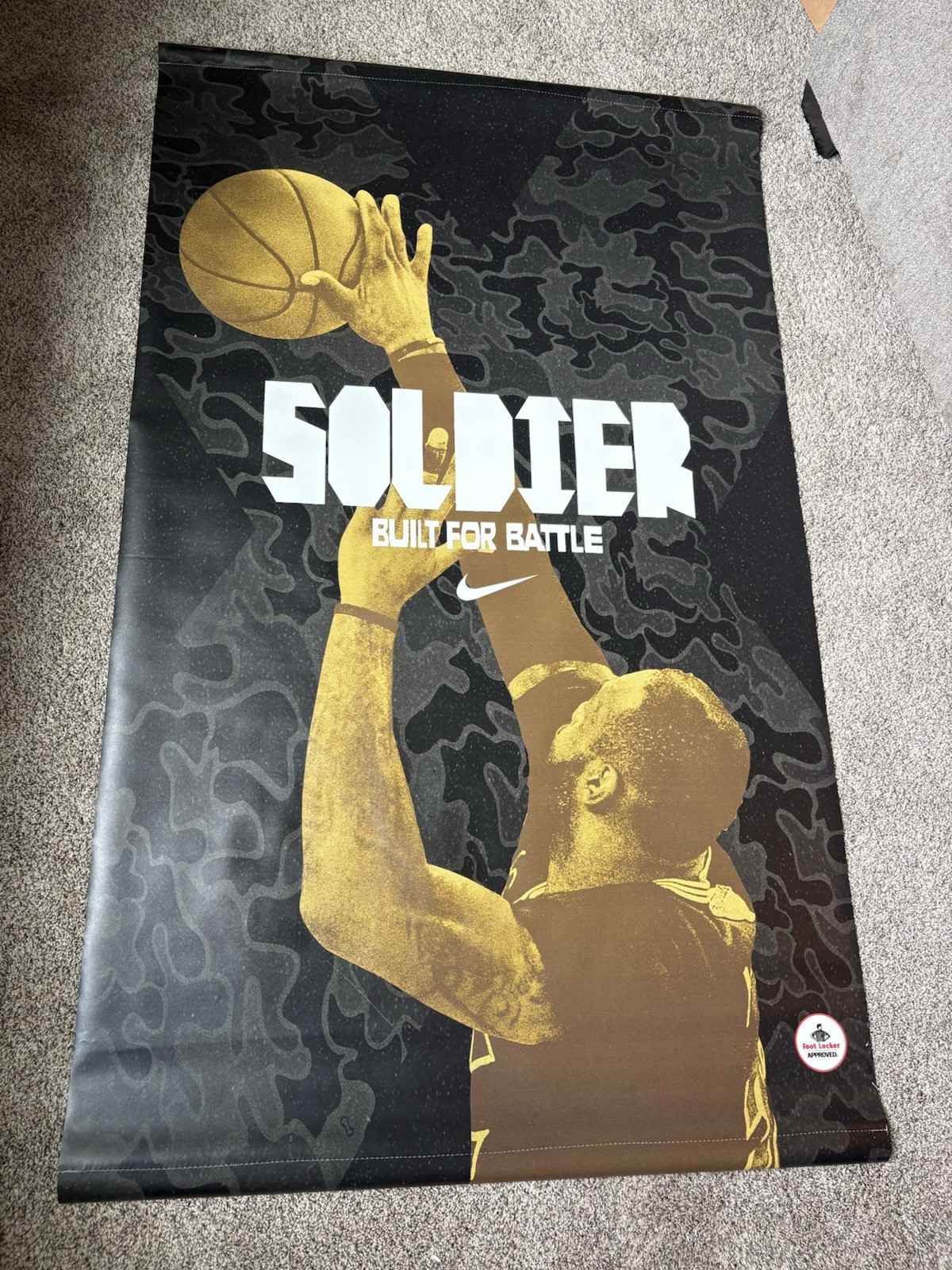 Nike LeBron James Finals The Block Footlocker Store Display Poster Banner 2016