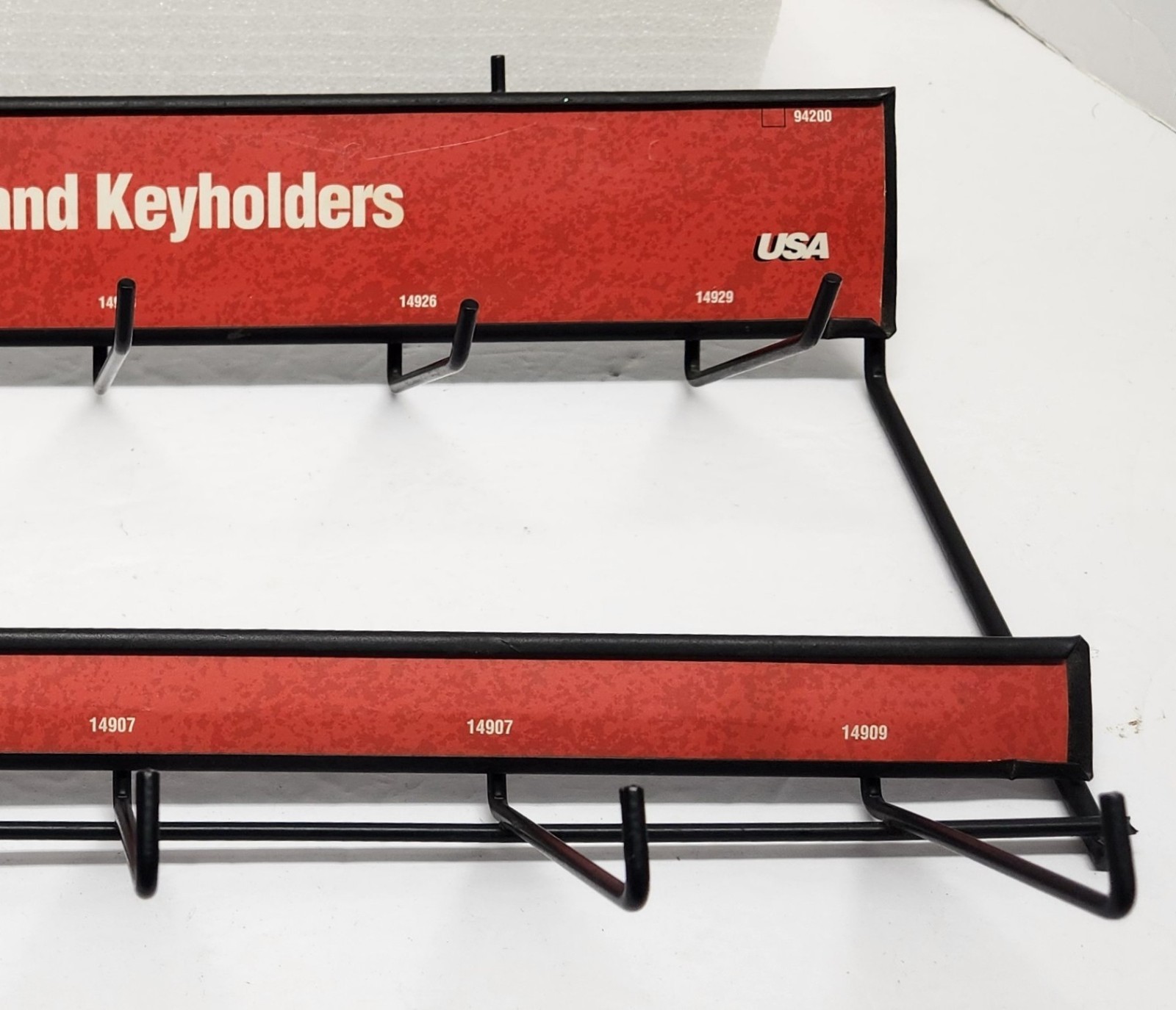 Vintage VERMONT AMERICAN Chuck Keys & Keyholders Metal Sign Display Rack -Drills