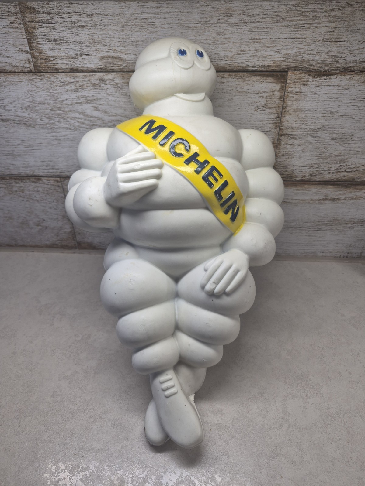 Antique Bibendum Michelin With Holder Truck Automobile 17 Inch