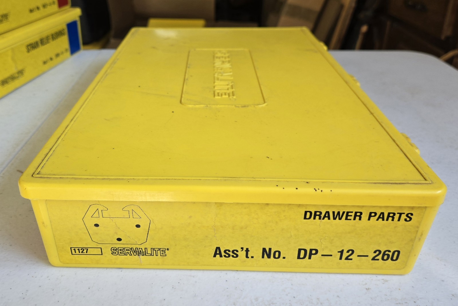 Used Large Serv-a-Lite Drawer Parts Storage Box Serv-a-lite Products Inc Empty