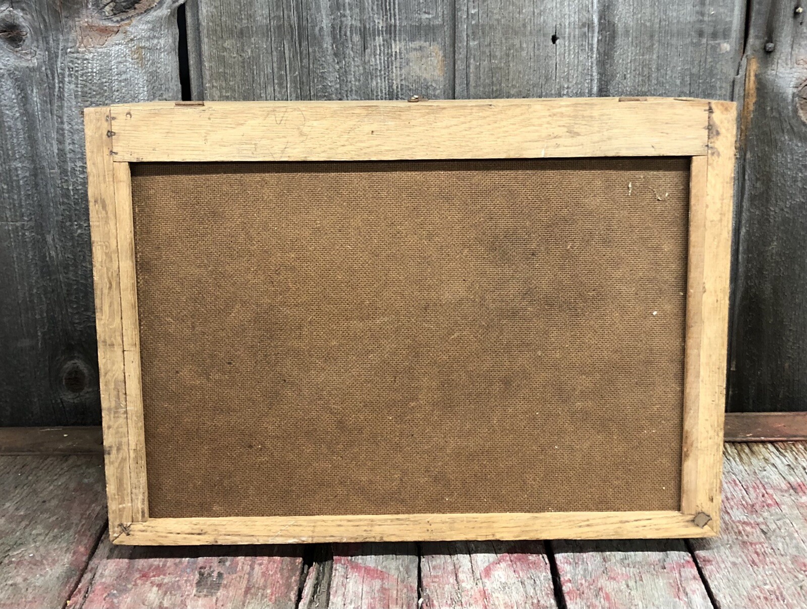 Early Tool Henry L Hanson Worcester MA Hardware Country Store Display Glass Wood
