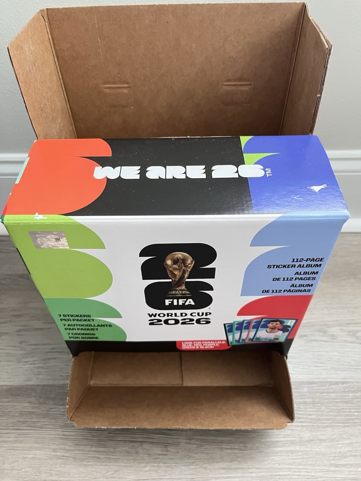 Panini FIFA Club World Cup 2026 Display Box Only empty sticker box collectible