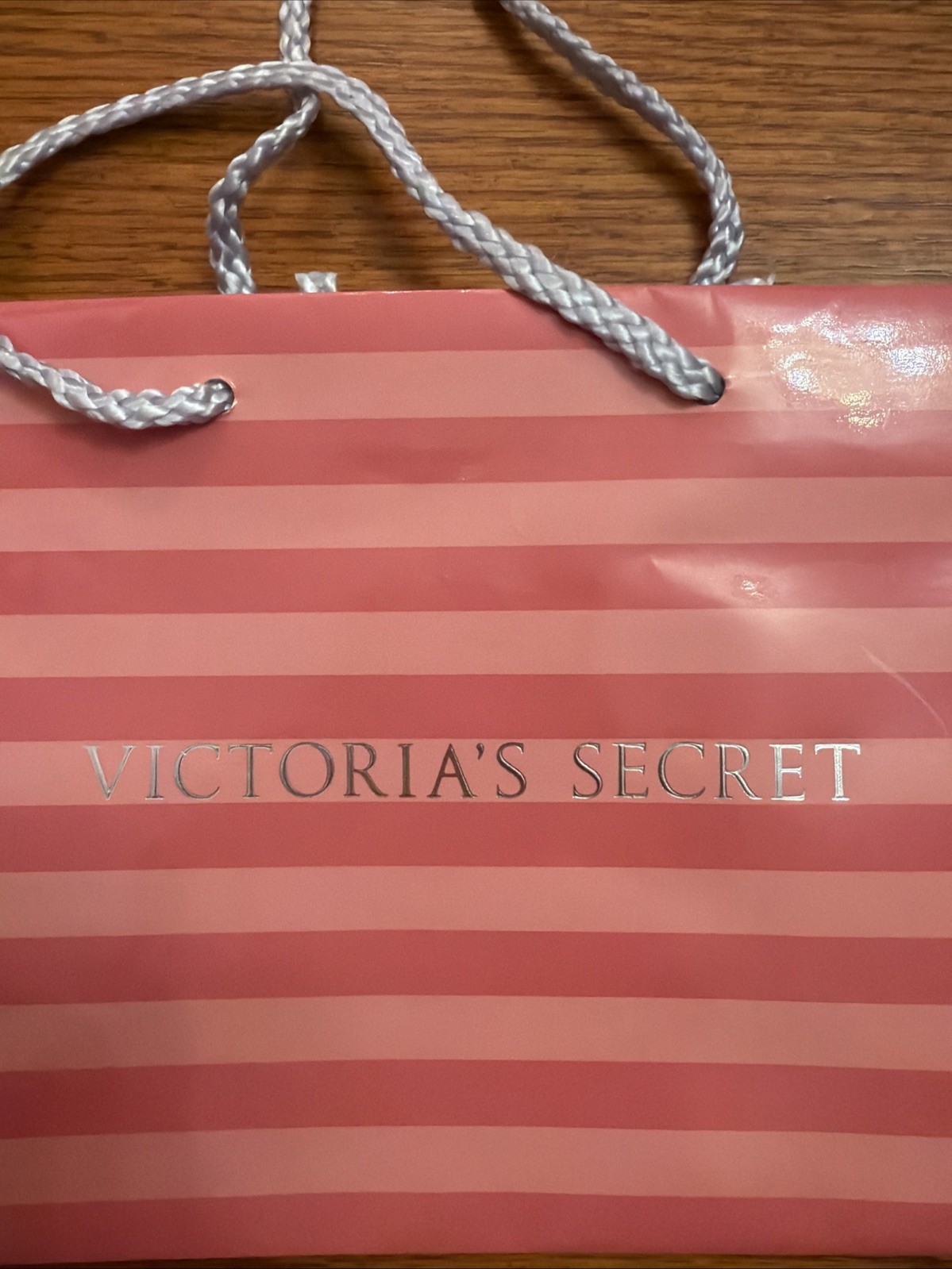 Vintage Y2K Victoria Secret Store Gift Shopping Paper Bag Rope Handles 7.5”x6”