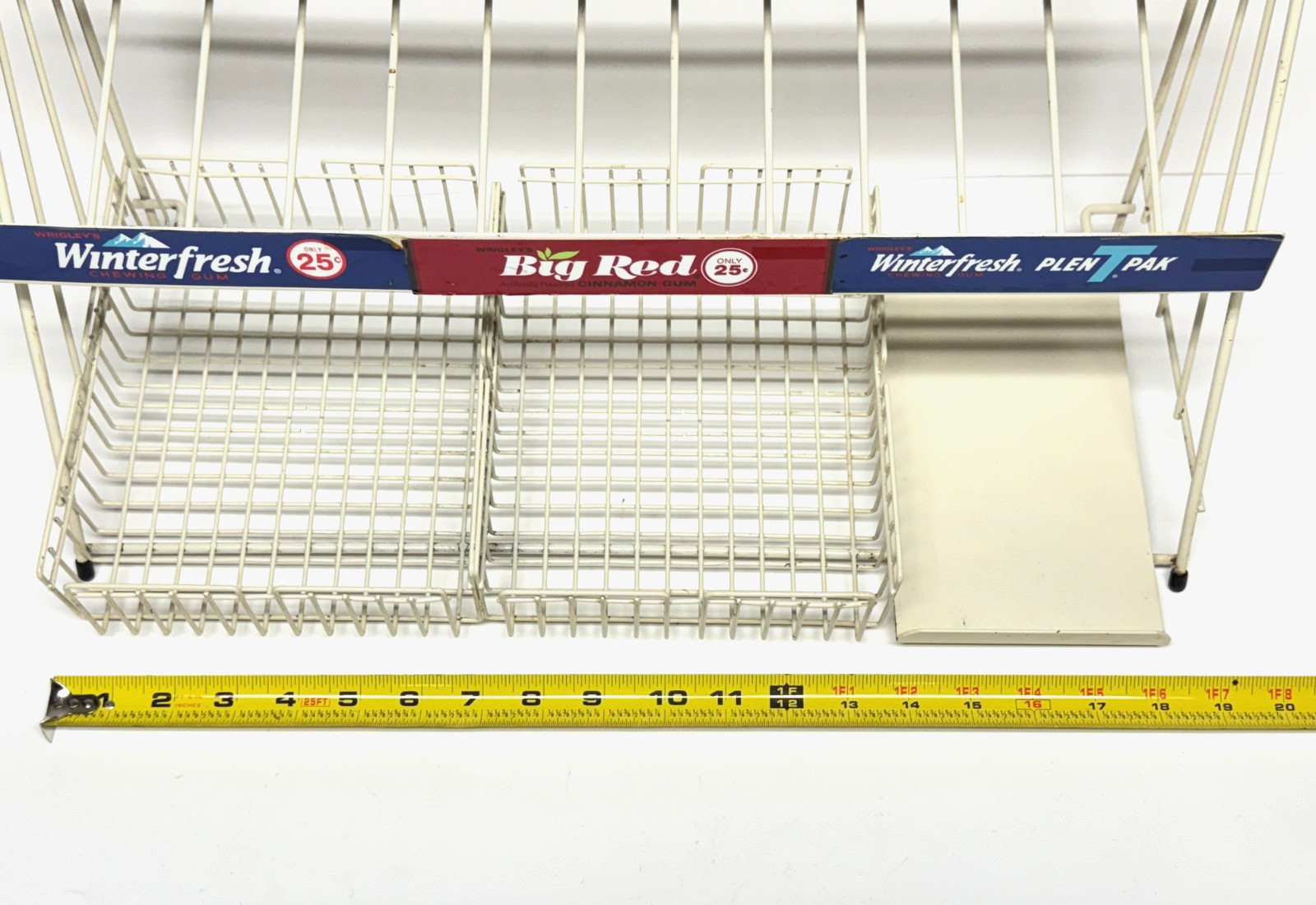 Vintage Original Wrigley’s Gum Advertising Store Display Rack Metal – B & G Bar