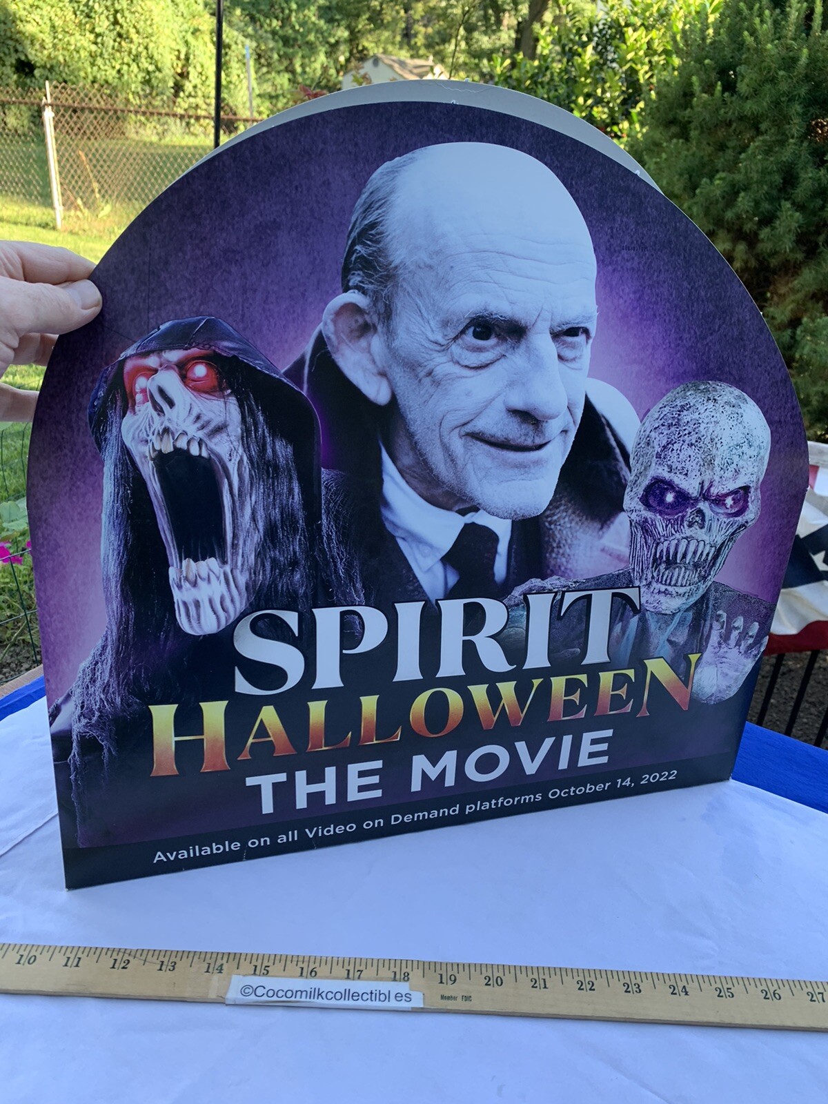 2022 Spirit Halloween The Movie Cardboard Stand Up Store Display Scare Horror