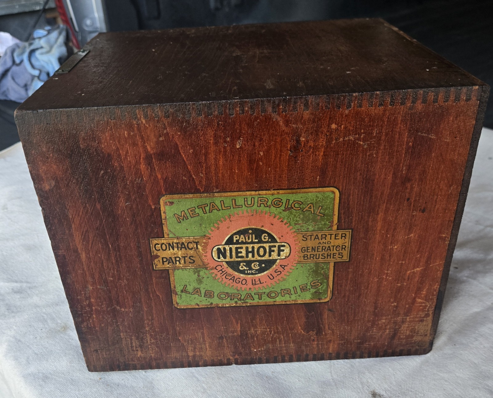 Paul G Niehoff & Co Starter Generator Automotive Counter Parts Display Box Flush