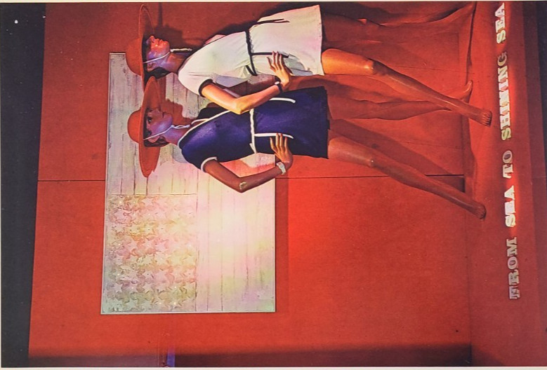 1976 SAKS FIFTH AVENUE, NY WINDOW DISPLAY PHOTO PRINT FROM SEA TO SHINING SEA