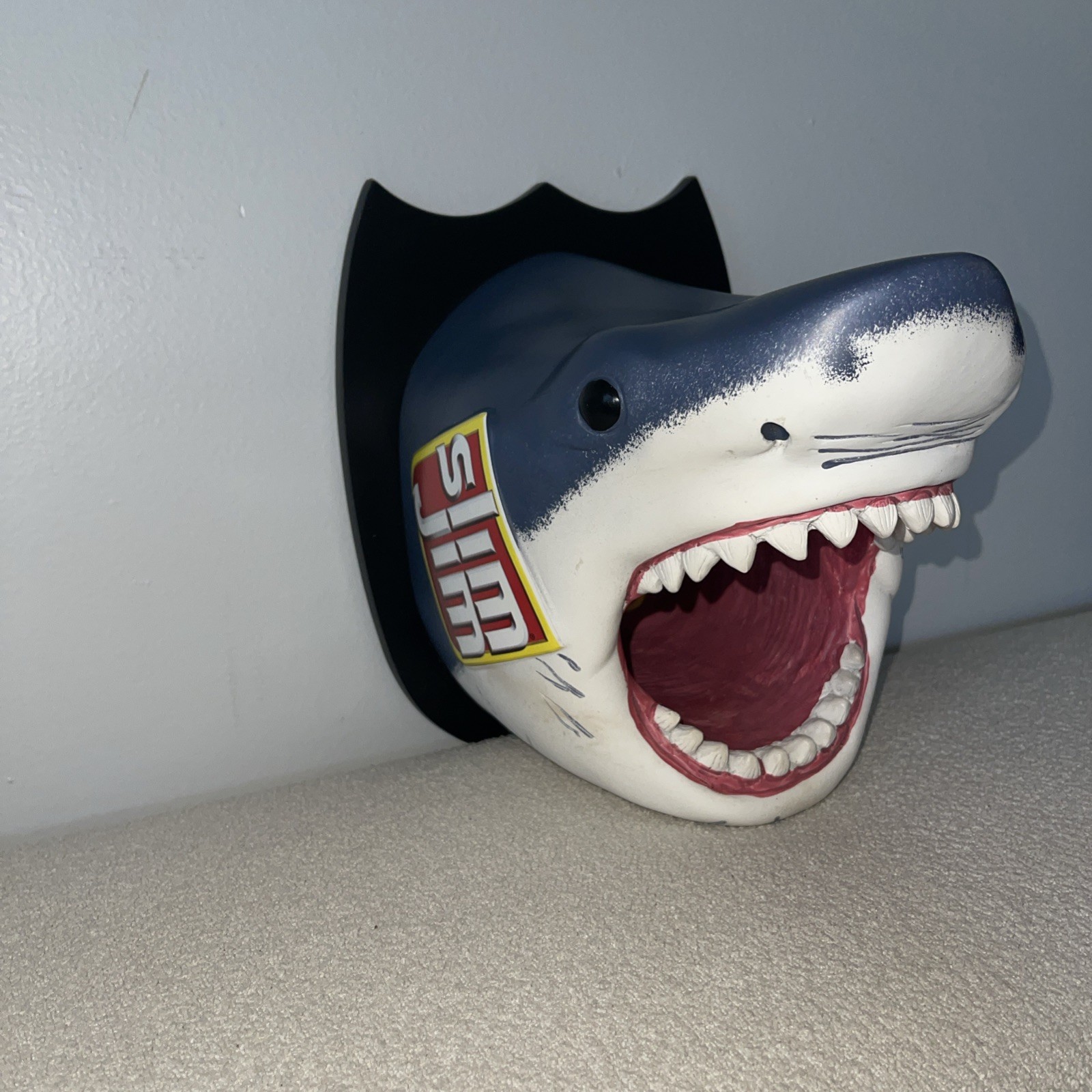 Slim Jim Shark Wall Display Piece Great White Bite