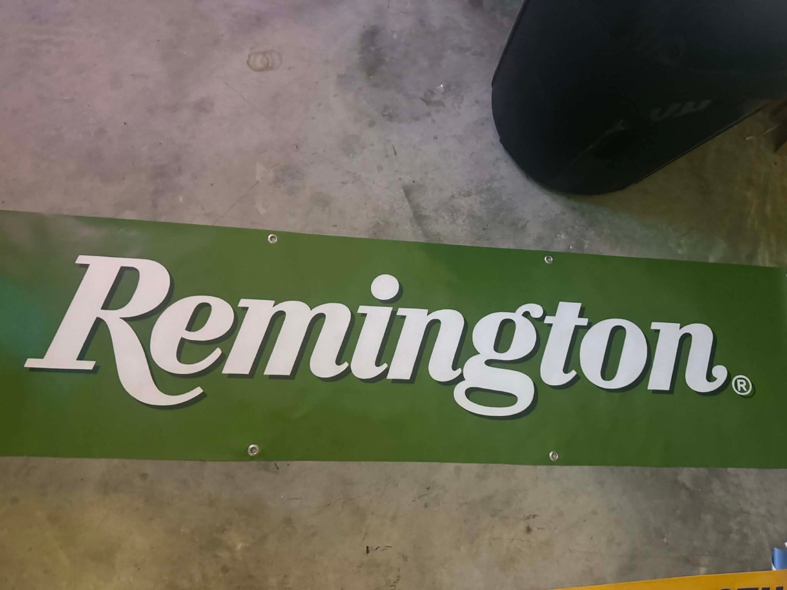 Remington Arms Vintage-Style Banner Display Promo Sign