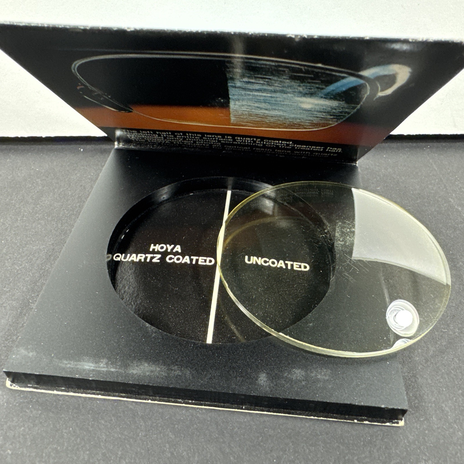 Hoya Lens Hi-Quartz Demonstrator – Store Dealer Rep Display Rare